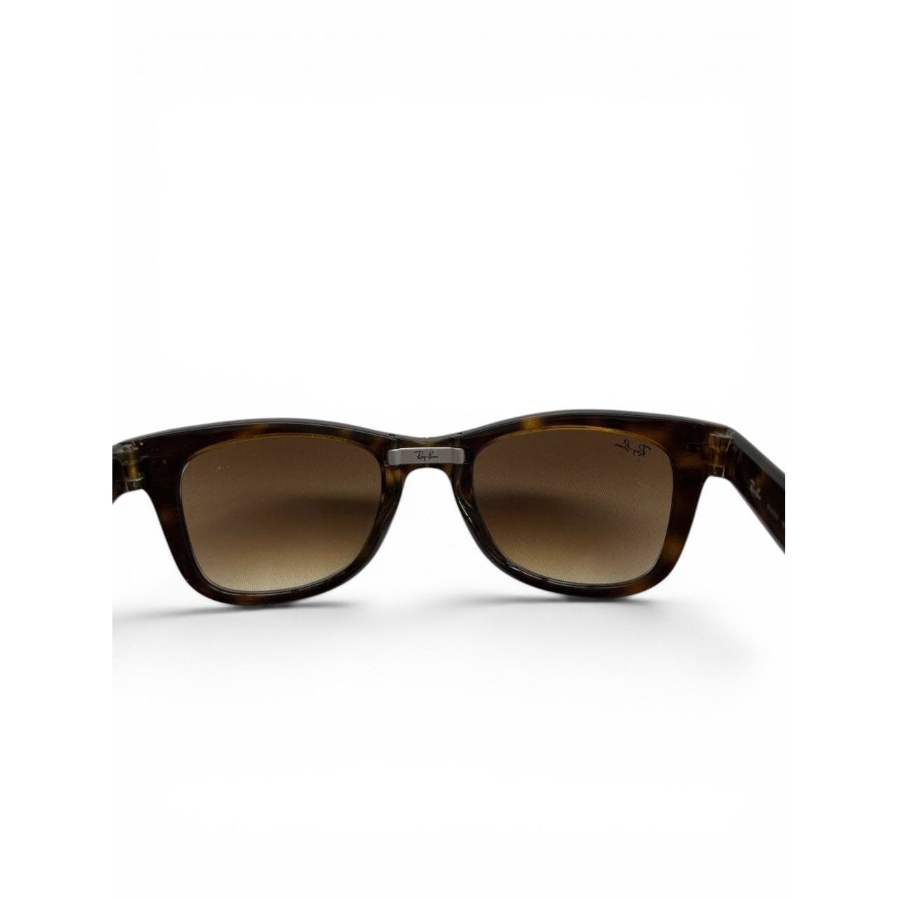 RayBan Ray Ban Folding Wayfarer Tortoiseshell Sunglasses Size ONE SIZE - 18 Thumbnail