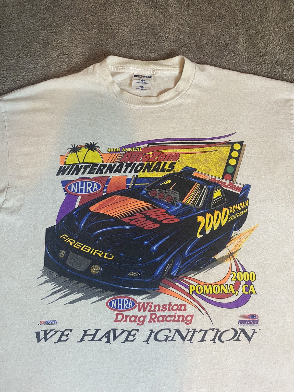 NASCAR × Vintage Vintage Racing Tee Size US XL / EU 56 / 4 - 2 Thumbnail