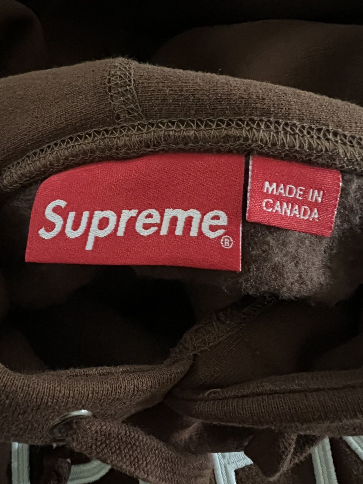 Supreme Supreme Capital Hooded Sweatshirt Dark Brown Sz Large Hoodie Size US L / EU 52-54 / 3 - 5 Thumbnail