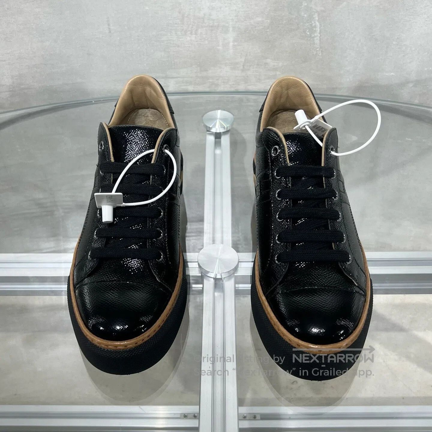 Hermes Hermes Black H thick-soled shoes Size US 6.5 / IT 36.5 - 2 Thumbnail