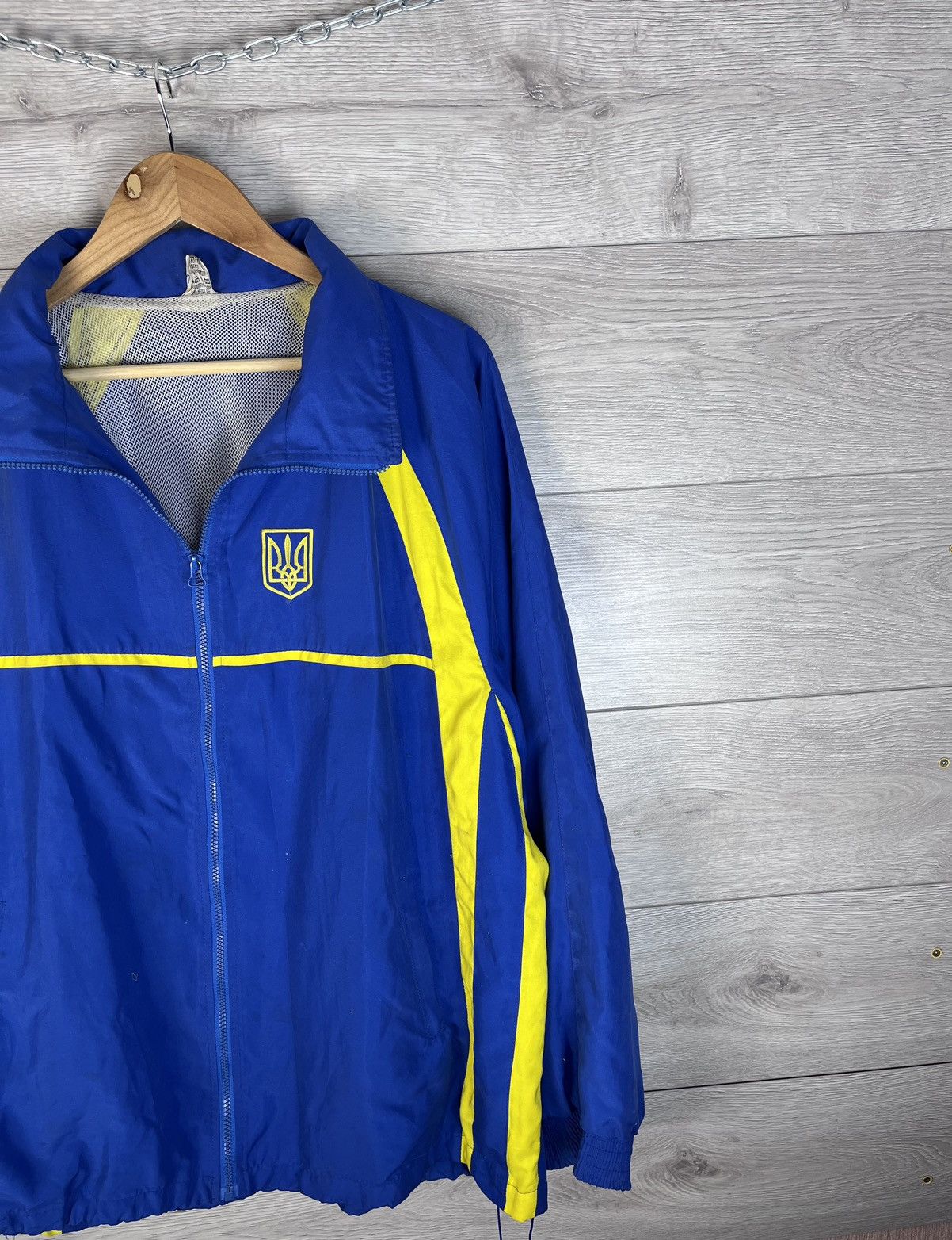Vintage Vintage Mens Tracksuit Jacket Ukraine 🇺🇦 size Xxxl sport Size US XXL / EU 58 / 5 - 4 Thumbnail