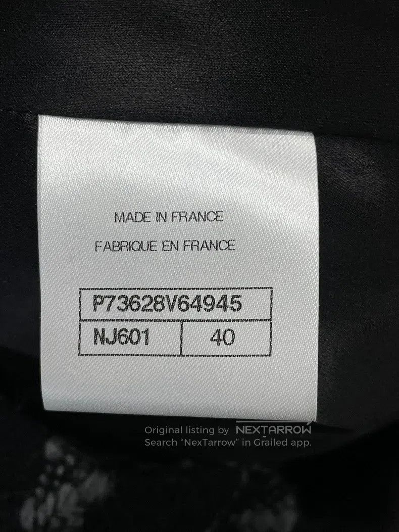 Chanel Chanel 22K gray black plaid four-pocket jacket Size S / US 4 / IT 40 - 5 Thumbnail
