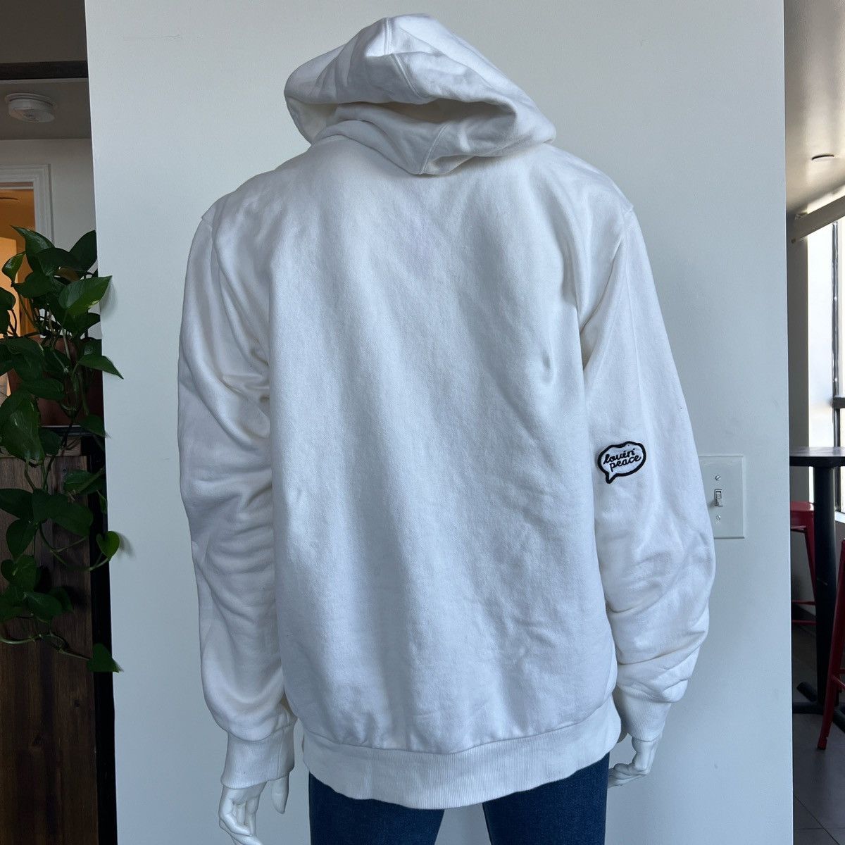 Designer LOVIN PEACE ZIP UP HOODIE Size L / US 10 / IT 46 - 4 Thumbnail