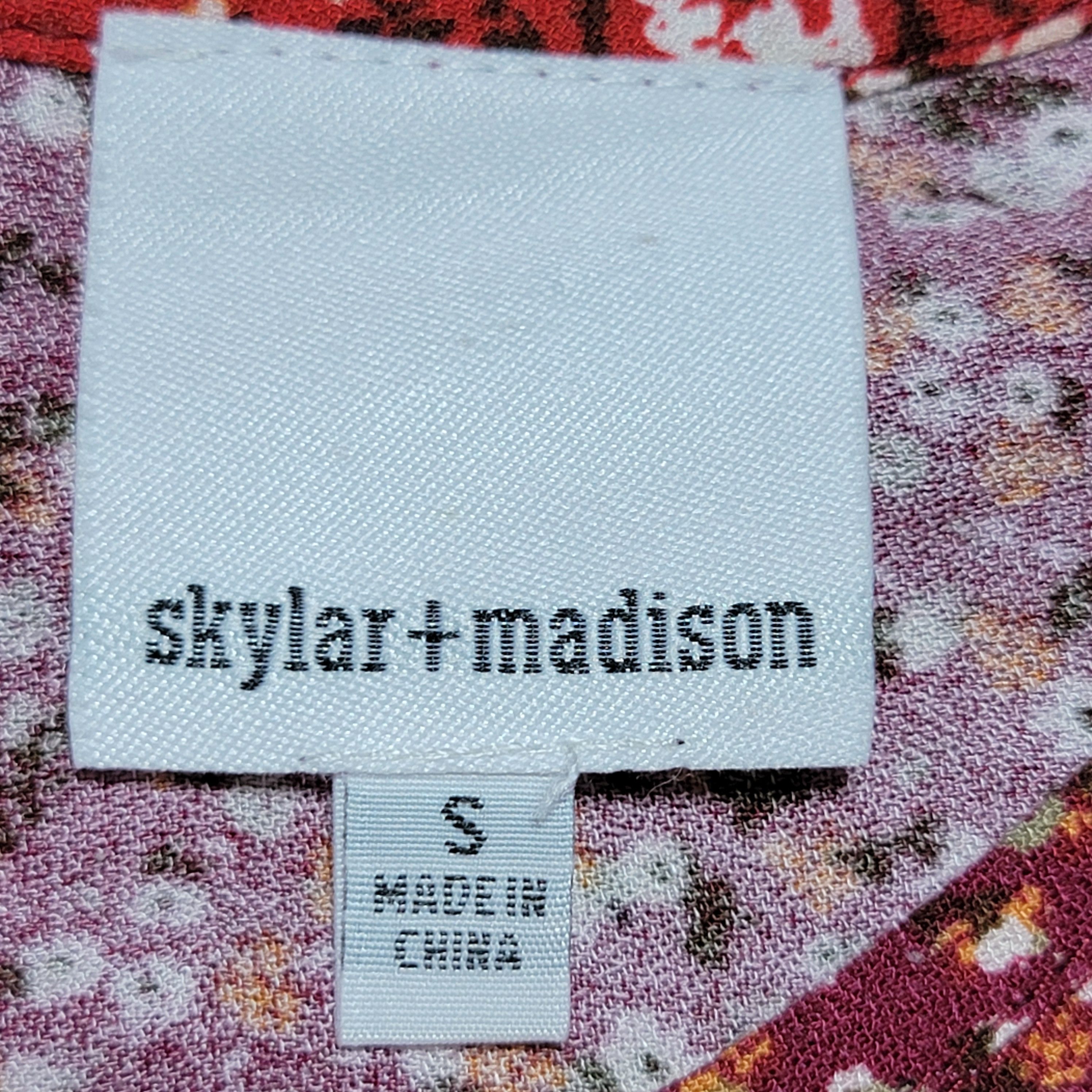Other Skylar+Madison Blouse w/Flowers Long Sleeve - Size Small Size S / US 4 / IT 40 - 5 Thumbnail