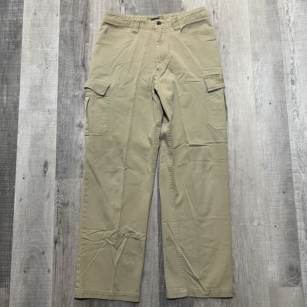 Vintage VTG Planet Earth Y2K Baggy Beige Khaki Cargo Skater Pants Size US 30 / EU 46 - 1 Thumbnail