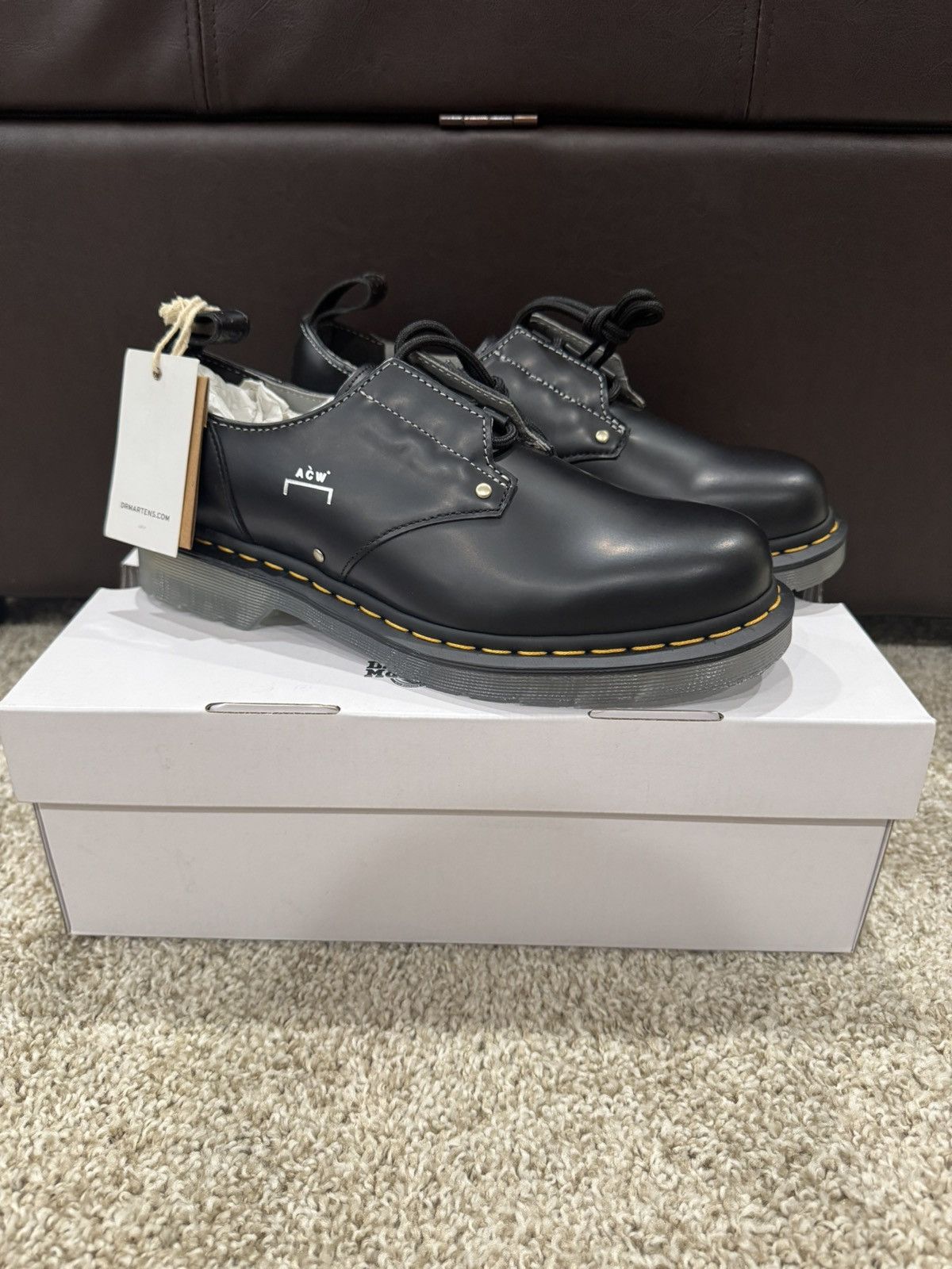 A-COLD-WALL* × Dr. Martens 1461 ACW x DM Iced Soles Size US 8 / EU 41 - 1 Thumbnail