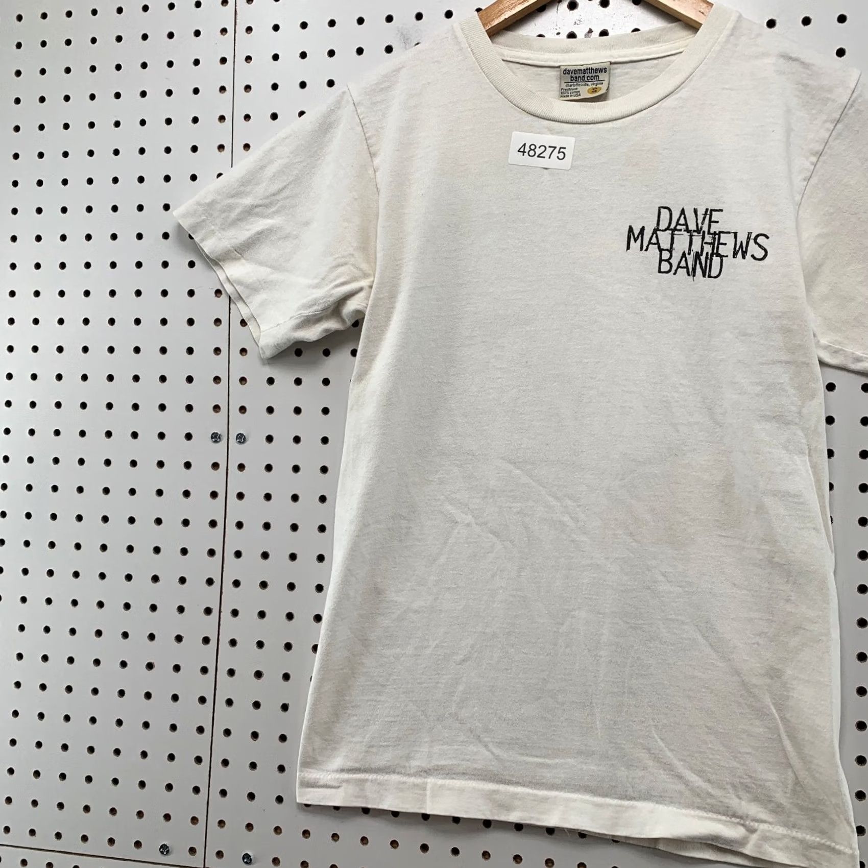 Vintage Dave Matthews Band FIredancer T Shirt Mens Small White Graphic Made In Usa Size US S / EU 44-46 / 1 - 3 Thumbnail
