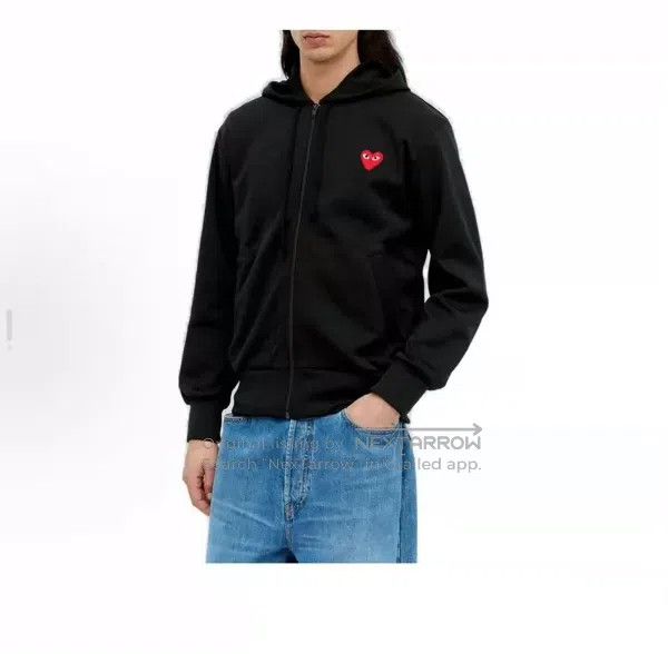Comme des Garcons Comme Des Garcons Heart Zip Hooded Long Sleeve Sweater Jac Size XL / US 12-14 / IT 48-50 - 7 Thumbnail
