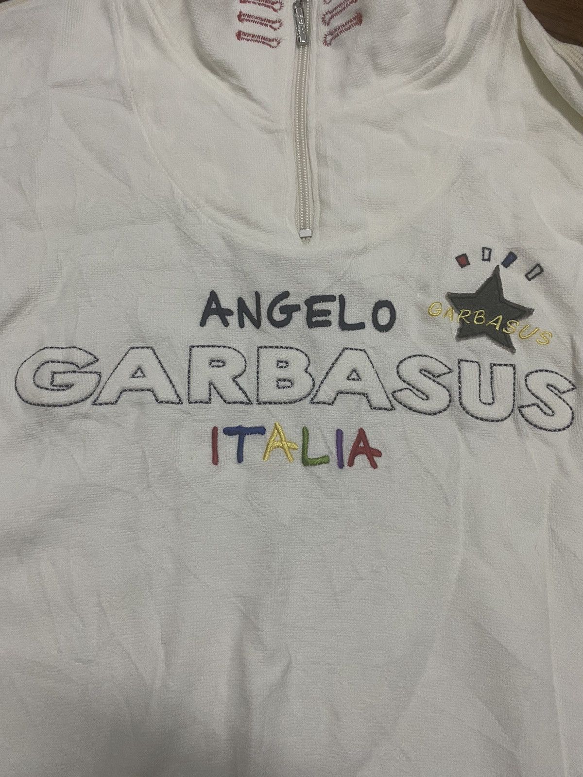 image of Vintage Angelo Garbasus Italia in White, Men's (Size Large)