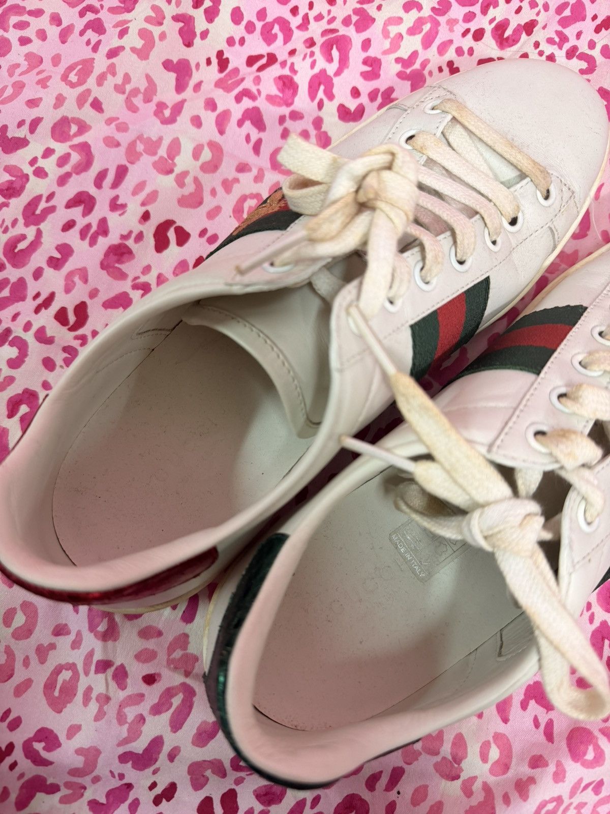 Gucci Gucci Ace Bee Sneaker Size US 8 / IT 38 - 6 Thumbnail