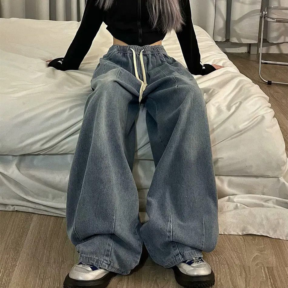 Japanese Brand × Jean Straight tube micro flared high street retro jeans Size US 30 / EU 46 - 6 Thumbnail