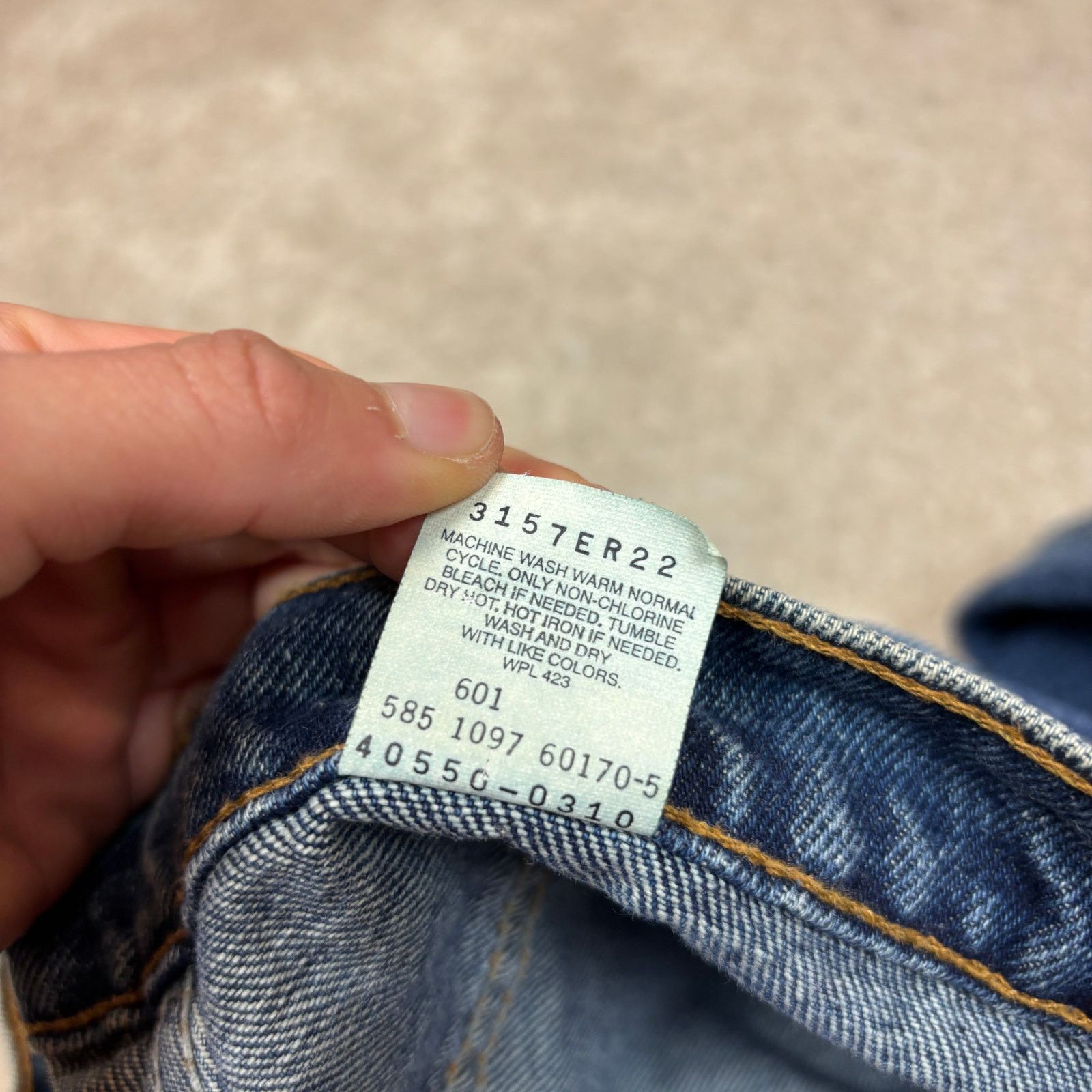Levi's Vintage 90s Levi's Orange Tab 550 Relaxed Jeans Men's 36x31 Size US 36 / EU 52 - 12 Thumbnail
