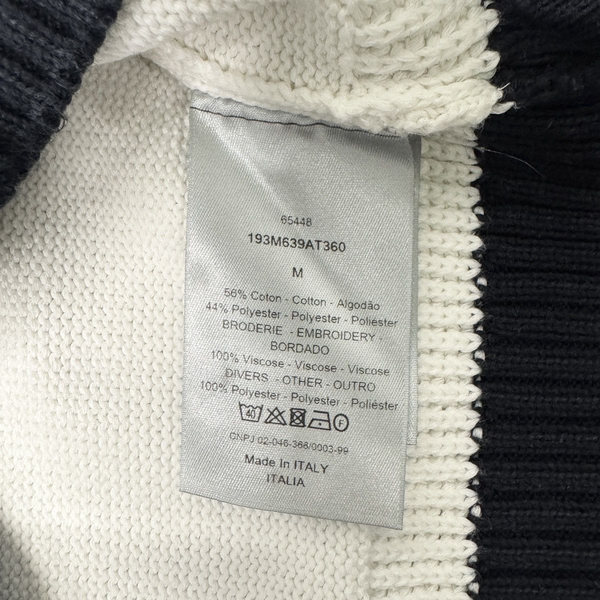 Dior Dior x Kenny Scharf Pullover Sweater In White RRP £1100 Size US M / EU 48-50 / 2 - 6 Thumbnail