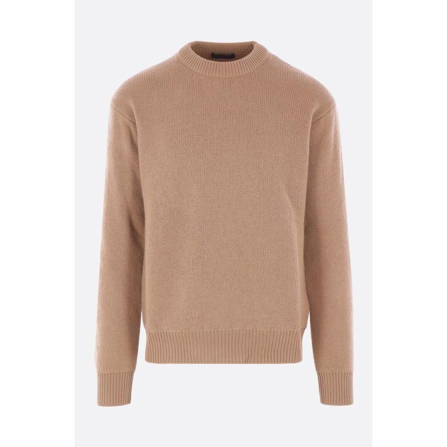 Prada PRADA Camel Cashmere Pullover New & Authentic (Men's size:L; Size US L / EU 52-54 / 3 - 1 Thumbnail
