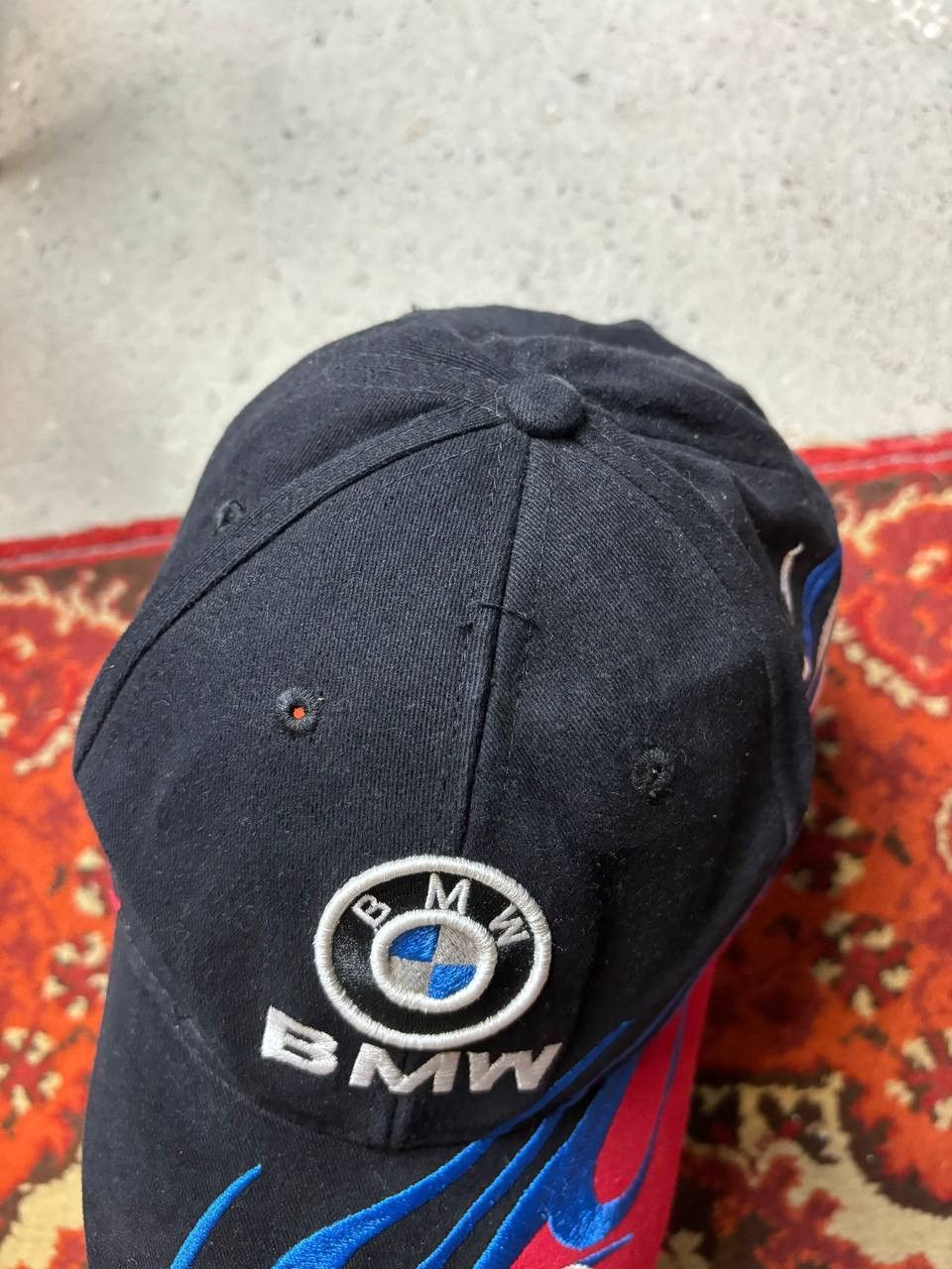 BMW × Vintage Vintage Y2K BMW Racing Embroidered Logo Cap Size ONE SIZE - 9 Thumbnail