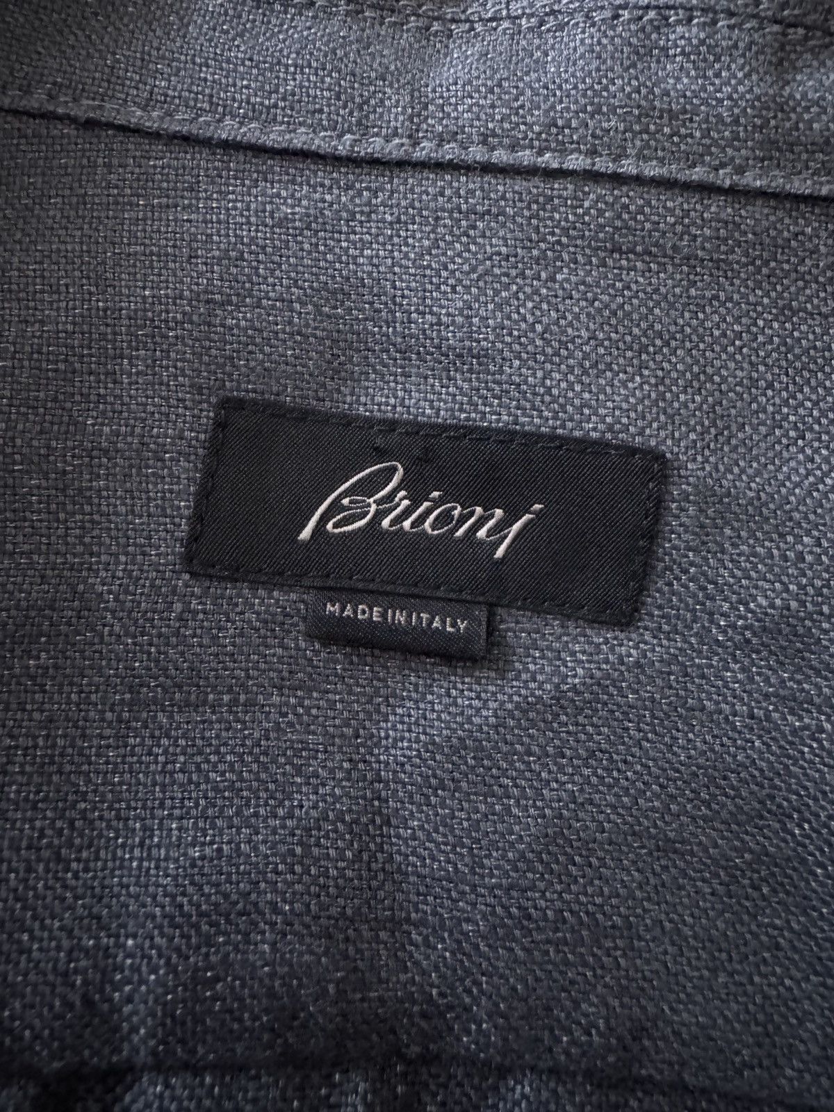Brioni 🔥🔥 2700$ Brioni Linen And Silk Safary Jacket Size US XL / EU 56 / 4 - 10 Thumbnail