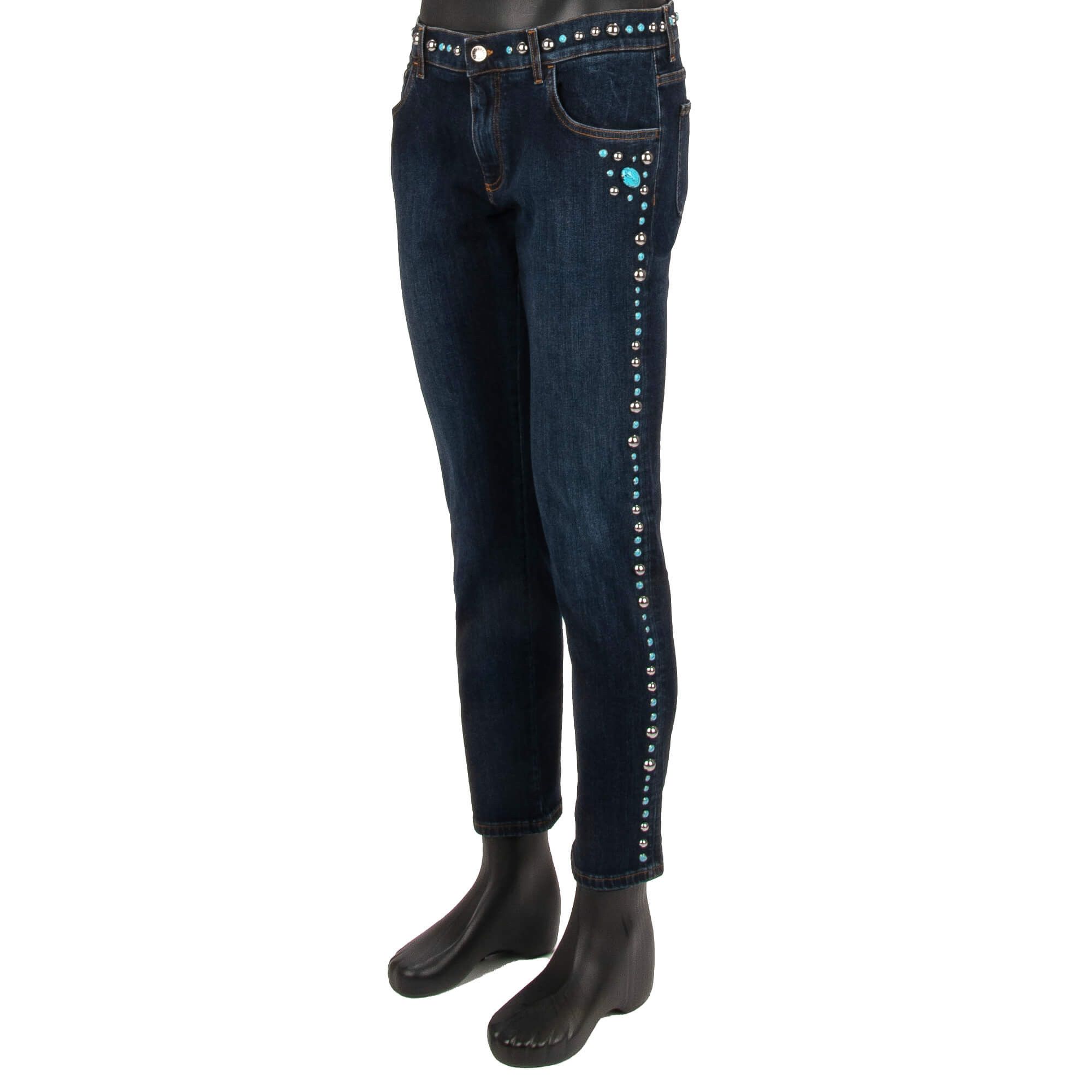 Dolce & Gabbana o1y0125 Logo Jeans in Blue Size US 28 / EU 44 - 3 Thumbnail