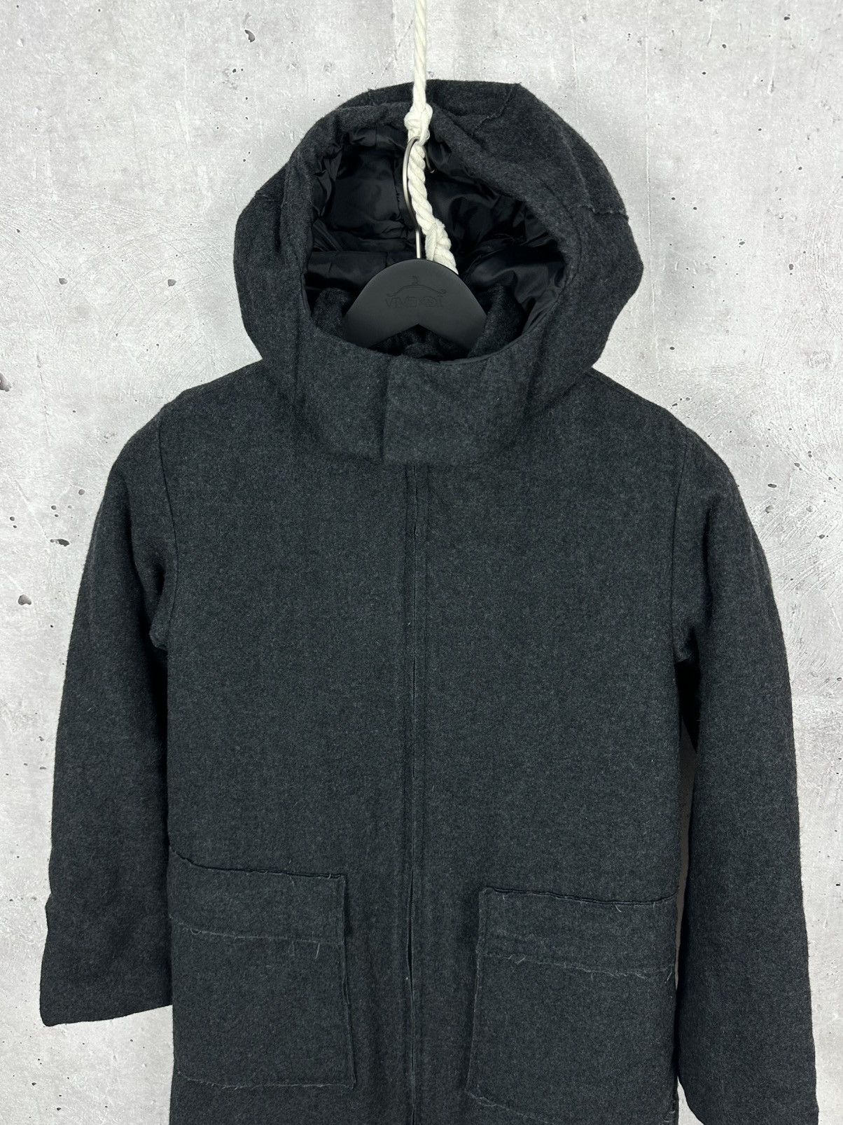 Diesel × If Six Was Nine × Vintage Y2K Diesel Vintage Disstressed Wool Zip Hooded Jacket Size L / US 10 / IT 46 - 2 Thumbnail