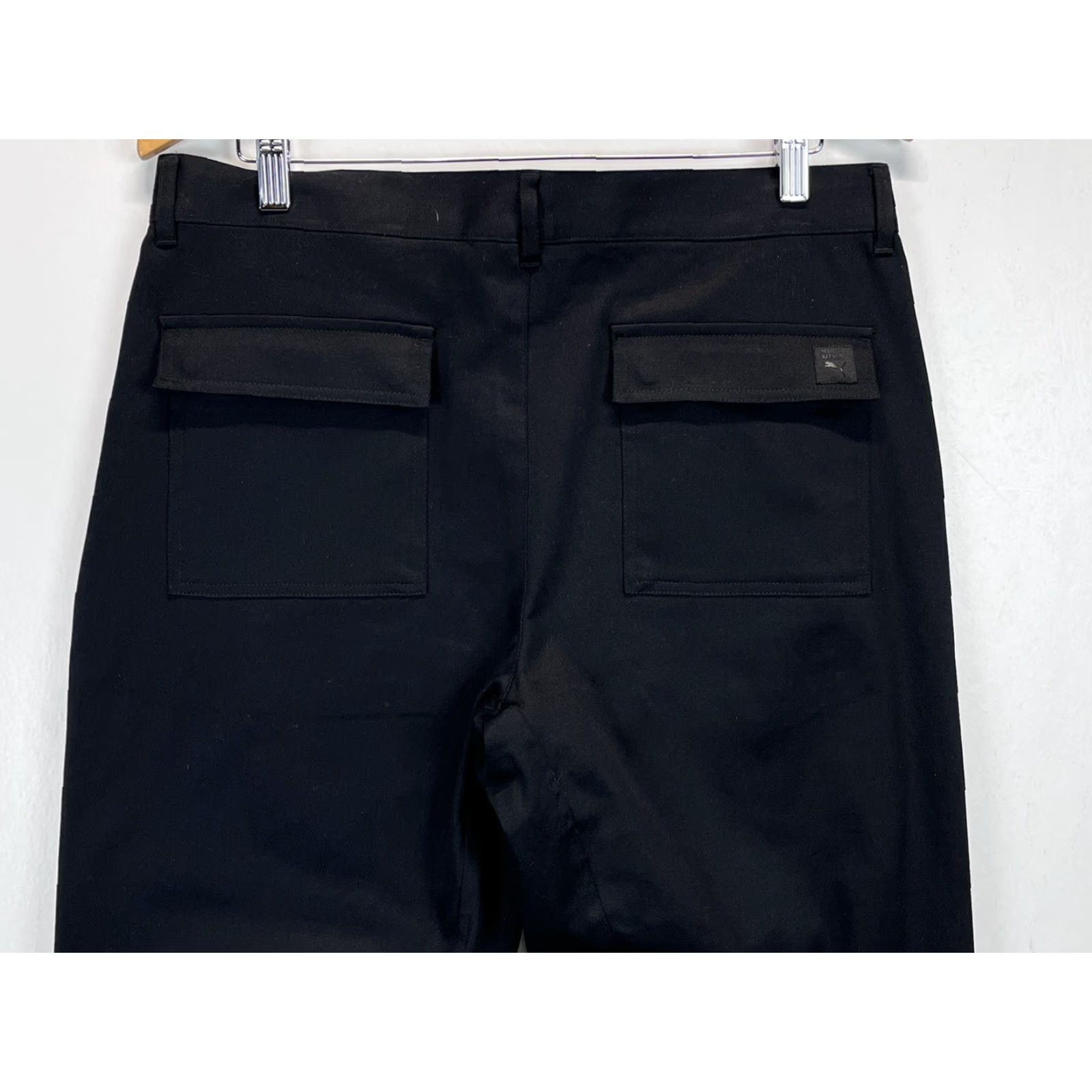 Puma Mens Puma x Maison Kitsune Paris Pants Sz Small NWT Black Patch Pockets Size US 29 - 4 Thumbnail
