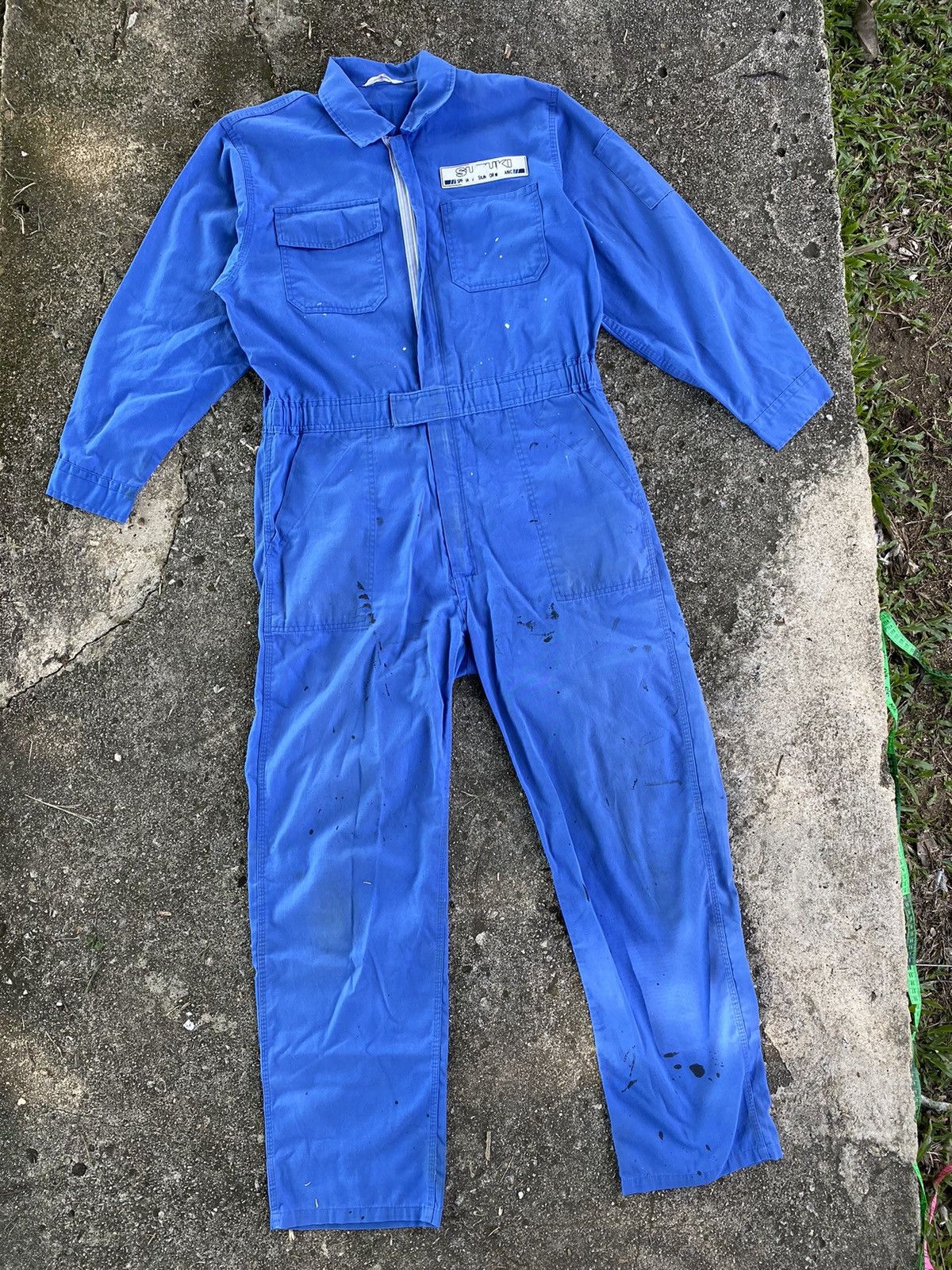 Vintage Vintage Distressed Suzuki Jumpsuit Size US 37 - 2 Thumbnail