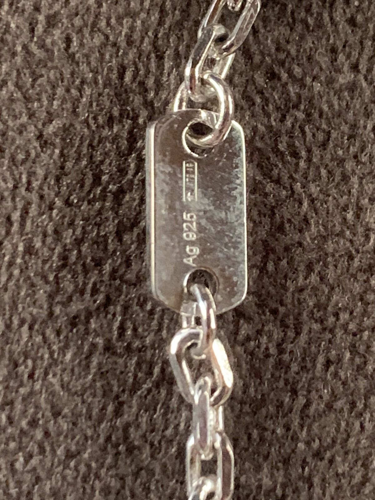 Designer *RARE* New Gucci .925 Italian Sterling Silver Charm Necklace Size ONE SIZE - 5 Thumbnail