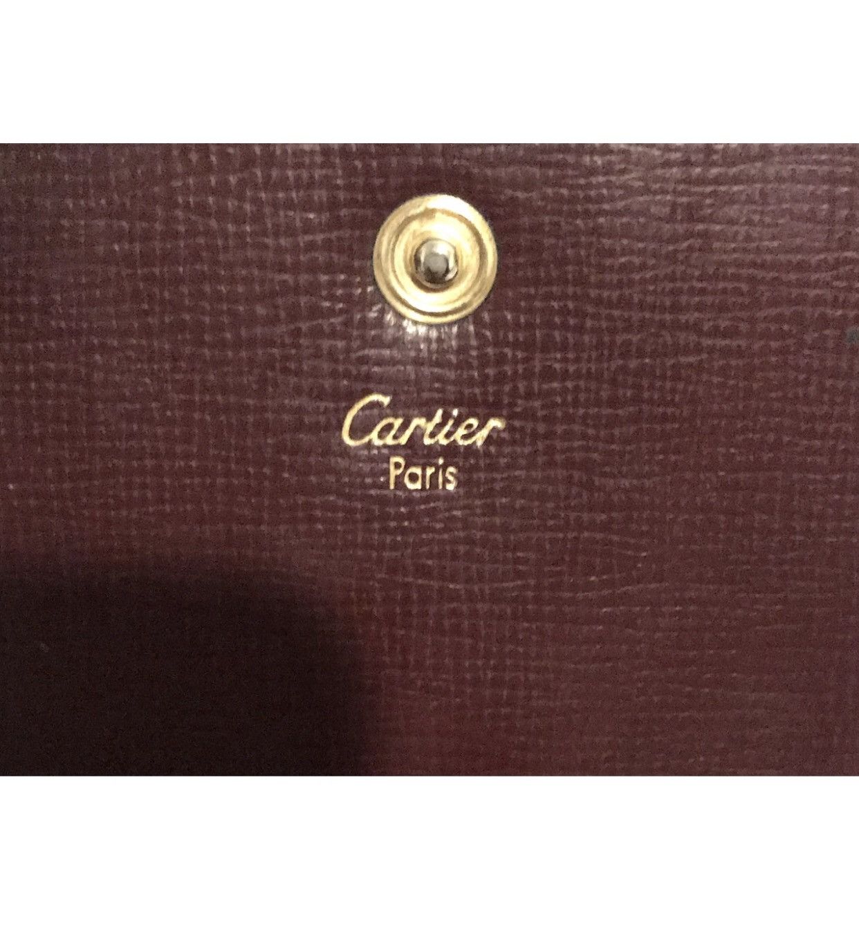 Cartier Vintage Cartier Burgundy Coin Purse Size ONE SIZE - 3 Thumbnail