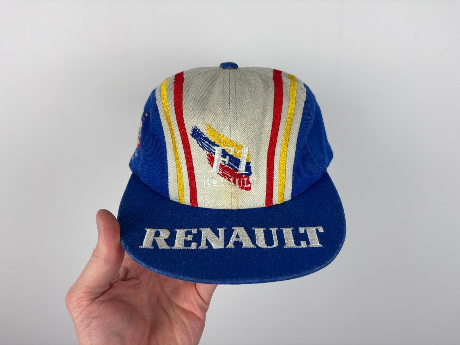 Formula 1 Vintage 1987 Renault Formula 1 Team Blue Thunder Cap Rare Size ONE SIZE - 2 Thumbnail
