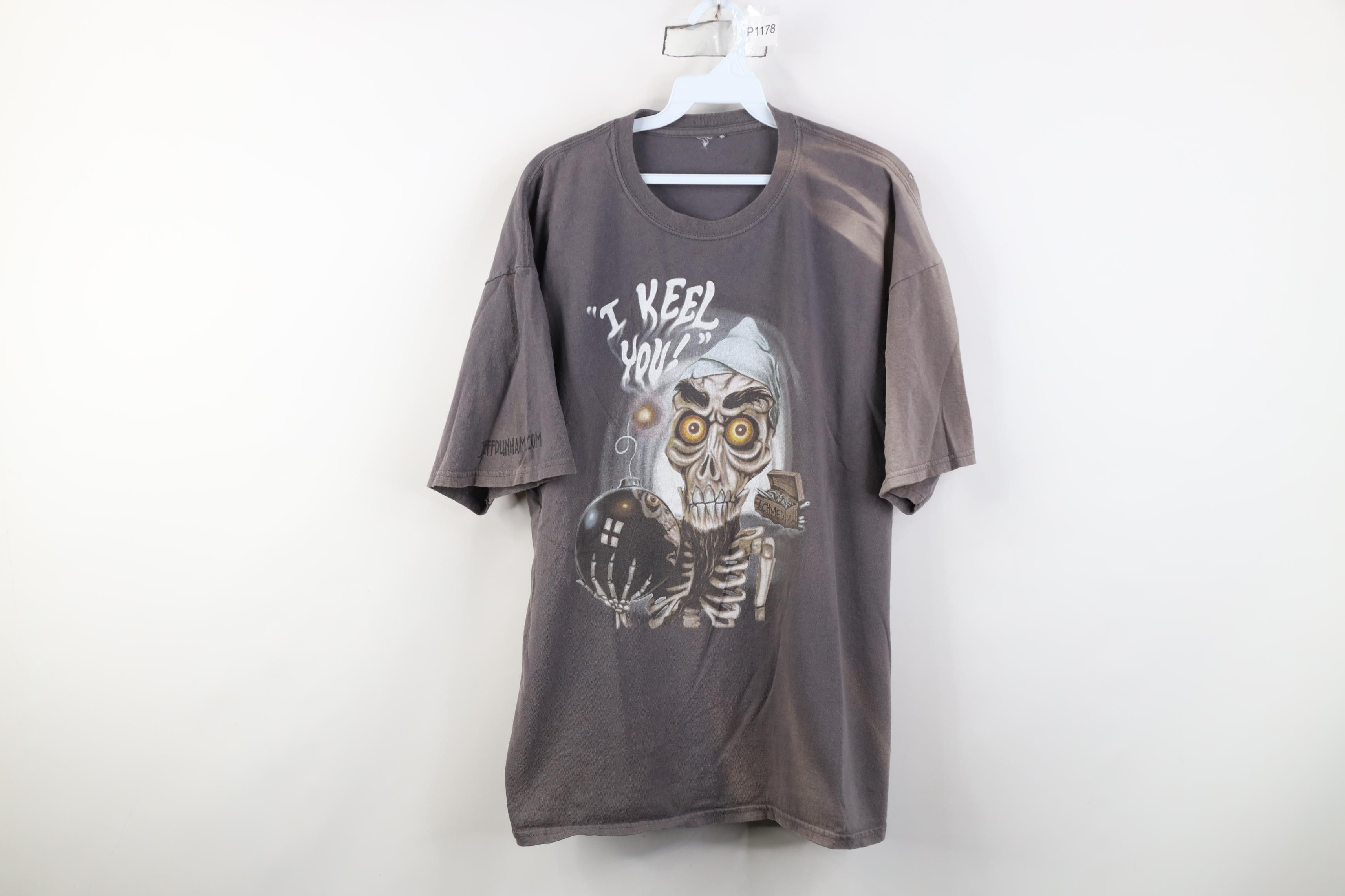 Vintage Vintage Y2K Sun Jeff Dunham Comedian I Keel You T-Shirt Size US XL / EU 56 / 4 - 1 Thumbnail