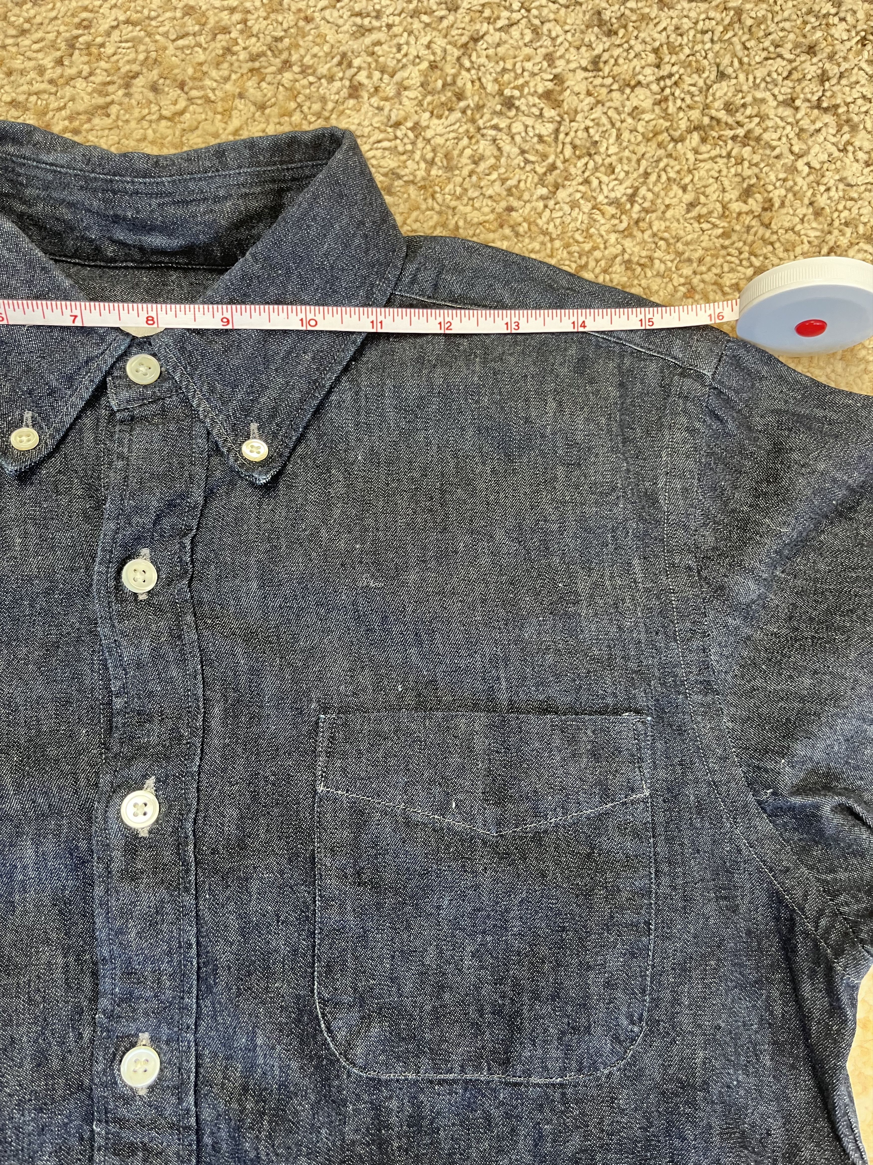Journal Standard Raw Denim Shirt Japan Made Size US M / EU 48-50 / 2 - 5 Thumbnail
