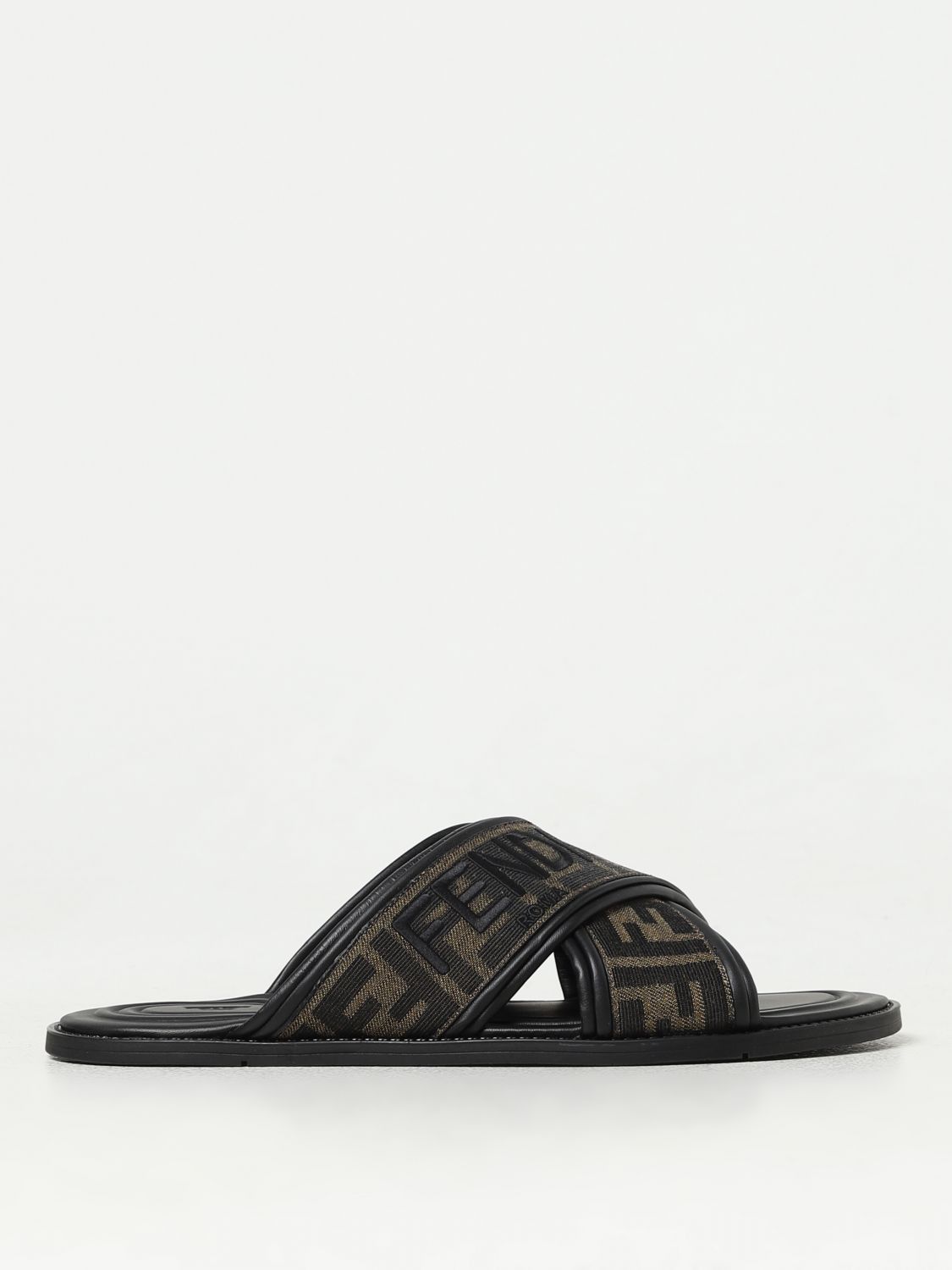 image of Fendi Sandals Men Brown (Size 8)