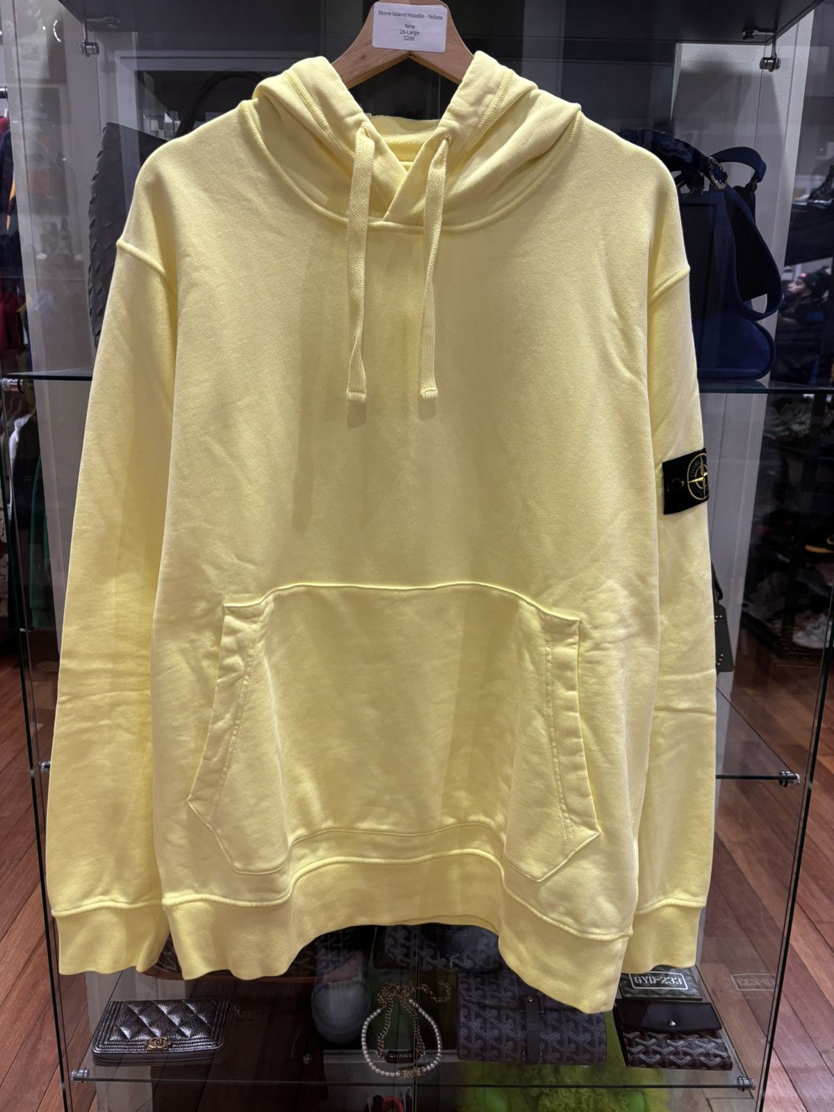 Stone Island Stone Island Hoodie - Yellow Size US XXL / EU 58 / 5 - 1 Thumbnail