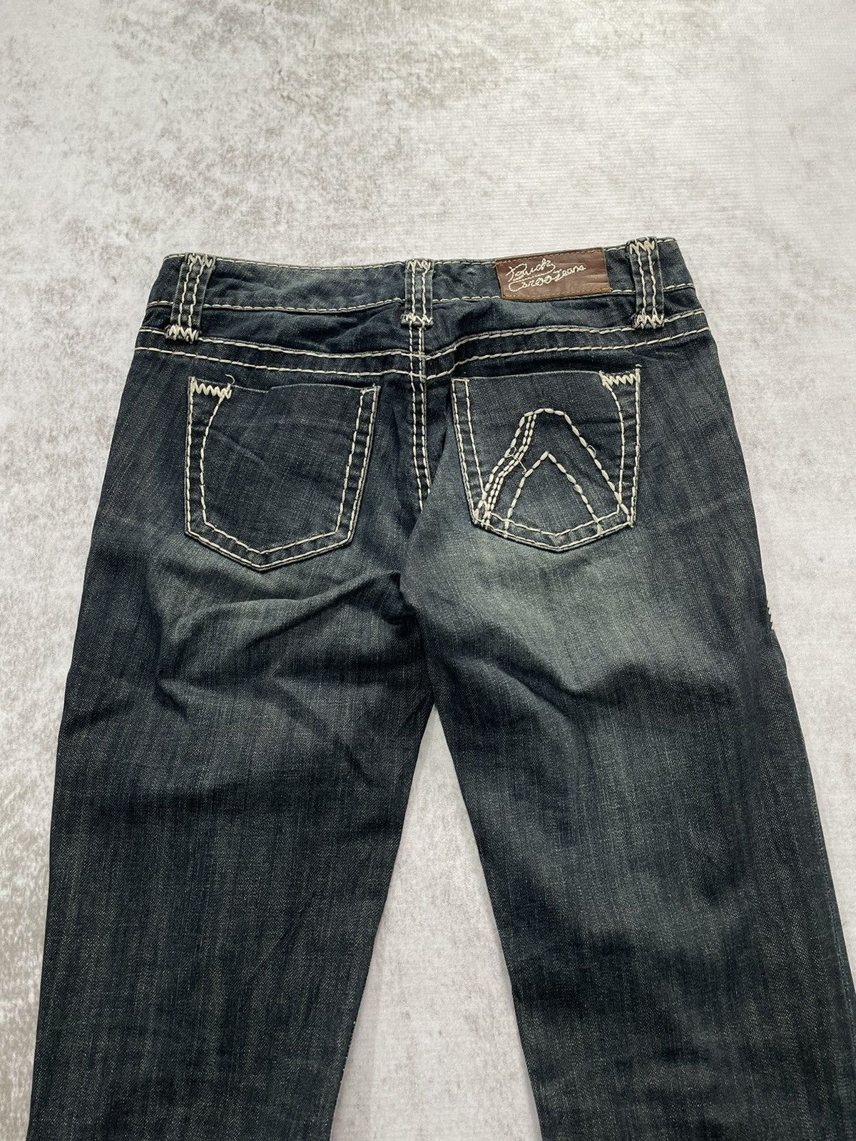 If Six Was Nine × Japanese Brand × Le Grande Bleu (L.G.B.) 2000s bootcut buckaro acid wash japan denim pants y2k style Size US 27 - 7 Thumbnail