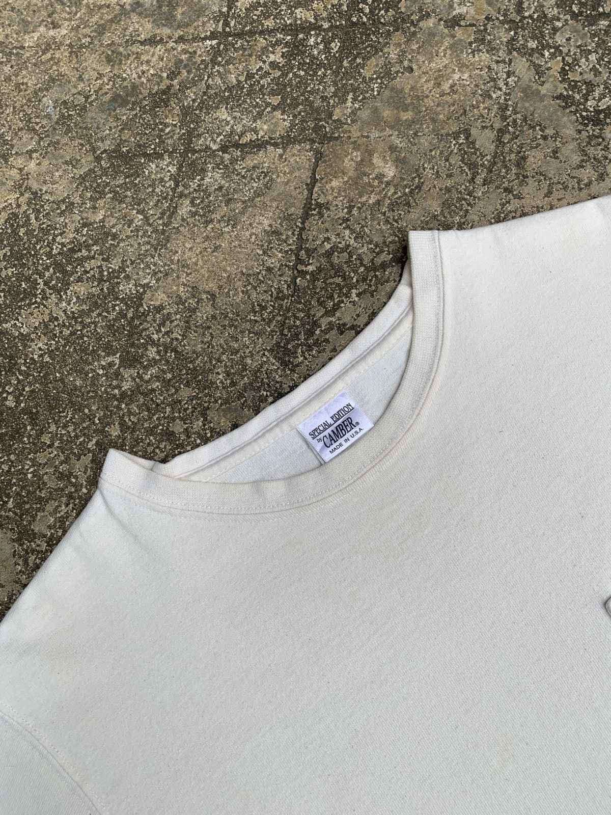 Camber 2000s Camber USA Skeleton White Heavy Weight Cotton Tee Size US M / EU 48-50 / 2 - 4 Thumbnail