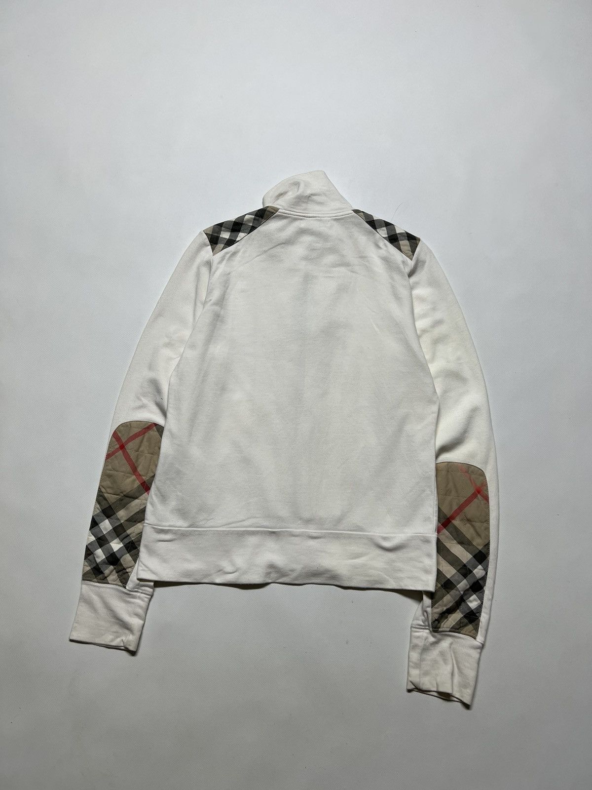 Burberry × Vintage Vintage Y2k Burberry London 🤍 Nova Check Zip Sweatshirt 00’s Size M / US 6-8 / IT 42-44 - 14 Thumbnail