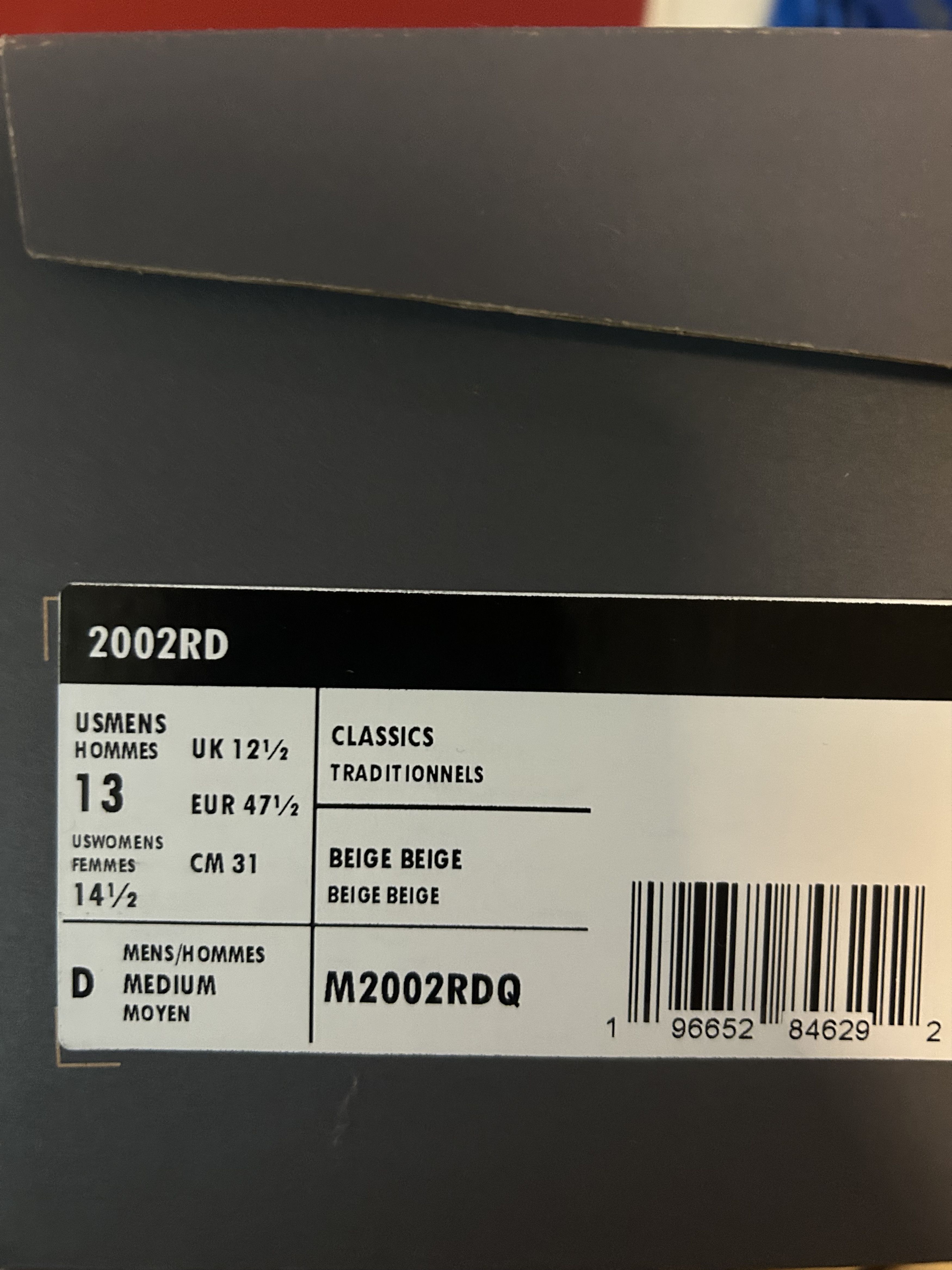 New Balance New balance 2002R sandstone size 13 Size US 13 / EU 46 - 8 Thumbnail