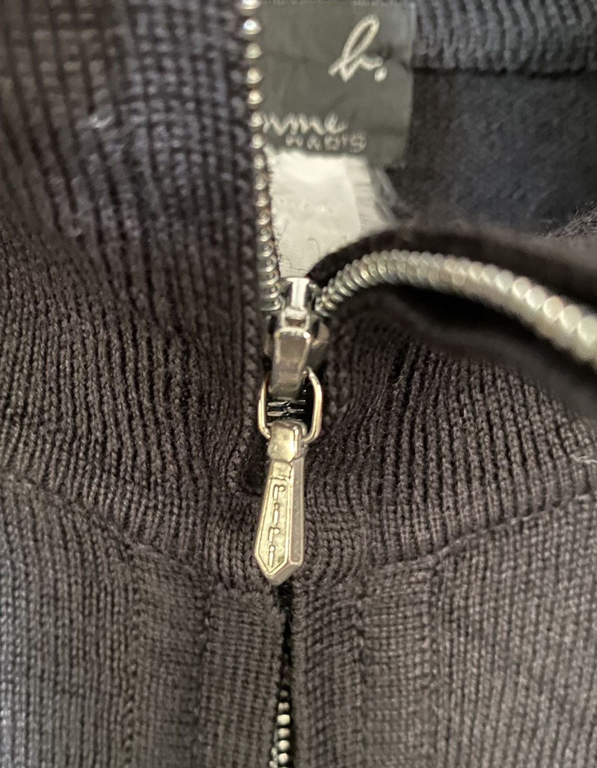 1990s Agnes B. Homme RIRI zipper wool zipper jacket