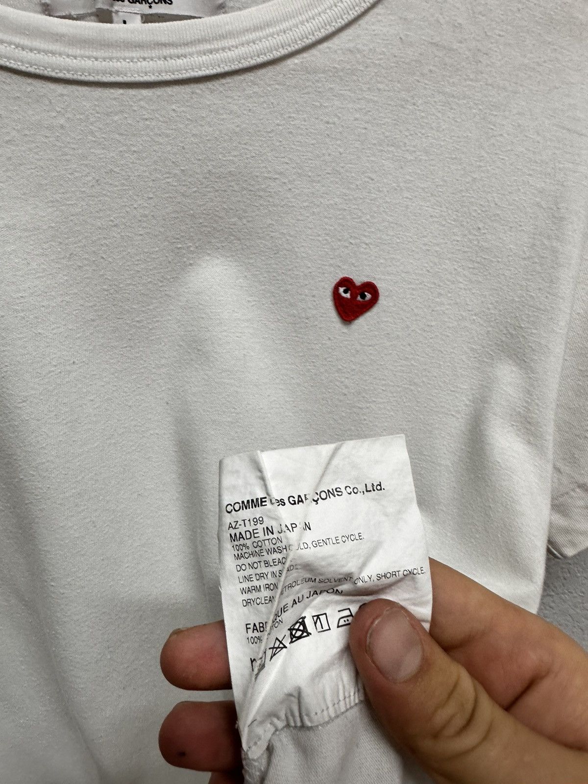 Comme des Garcons × Designer × Japanese Brand Comme Des Garcons Green Love Logo Tee Japan 🇯🇵 Size L / US 10 / IT 46 - 10 Thumbnail