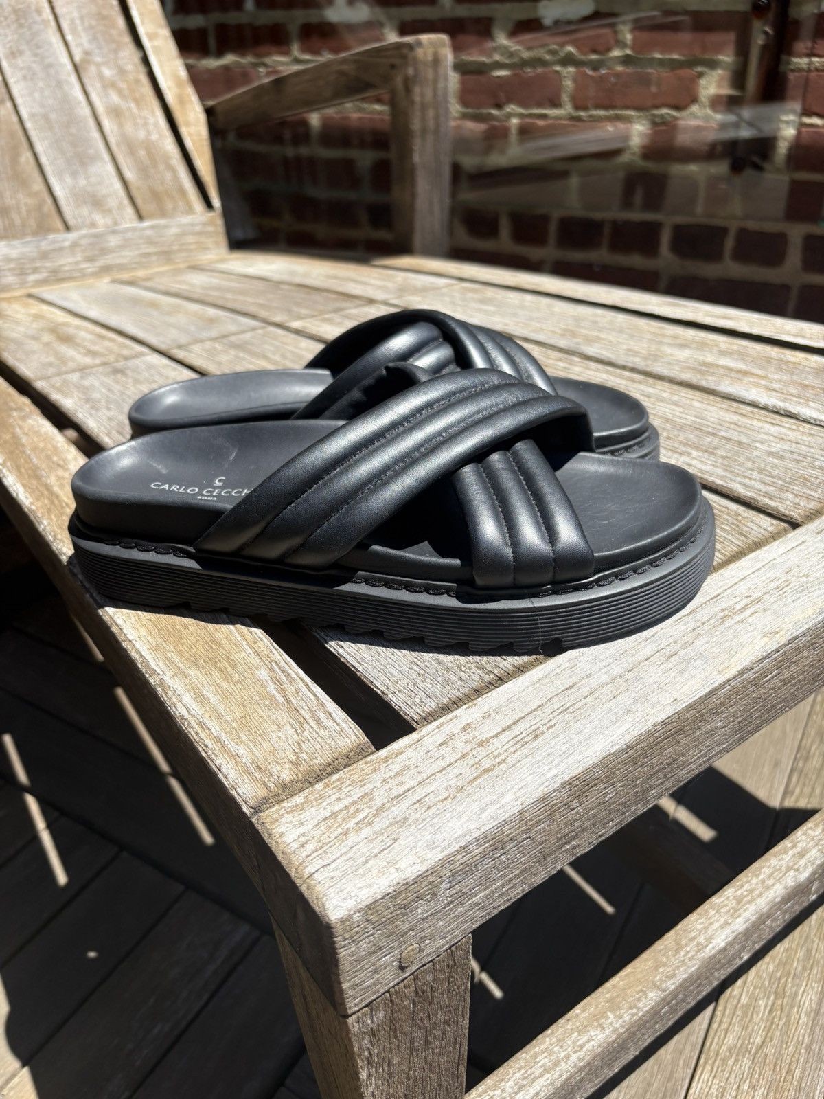 Other Italian leather sandals Size US 8 / EU 41 - 4 Thumbnail