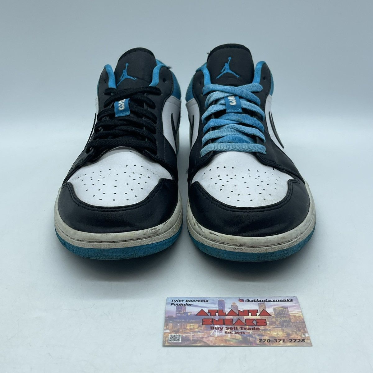 Jordan Brand Air Jordan 1 low laser blue Size US 11.5 / EU 44-45 - 2 Thumbnail