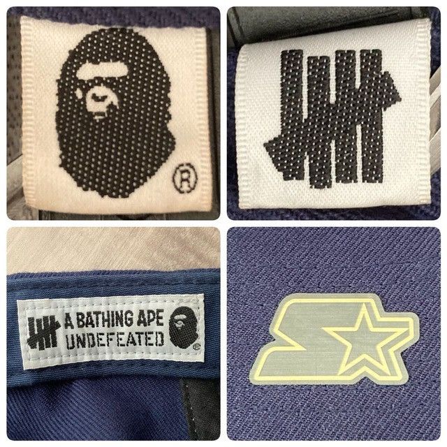 Bape × Undefeated BAPE × Undefeated Starter snapback hat cap a bathing ape Size ONE SIZE - 9 Thumbnail
