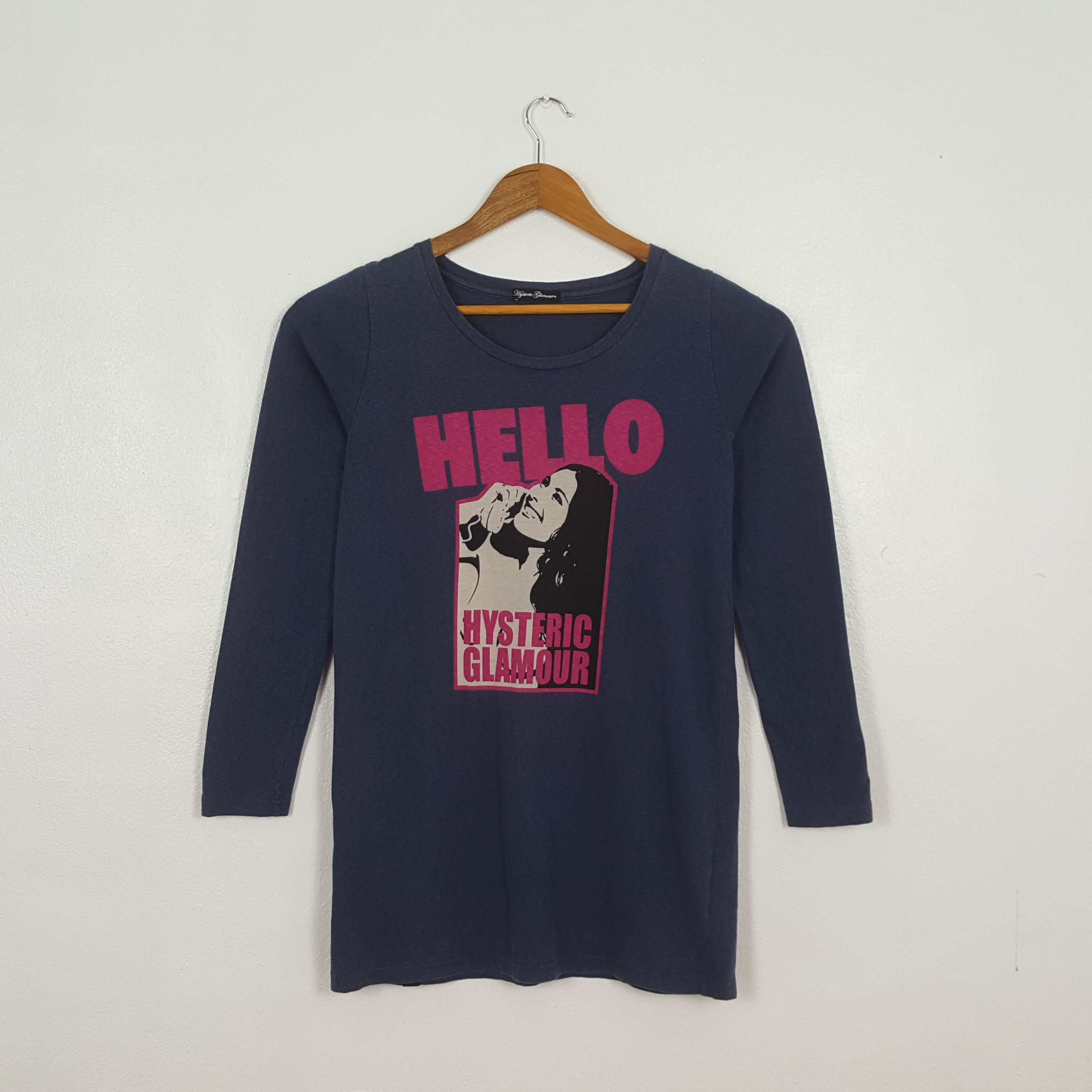 Hysteric Glamour Vintage Hysteric Glamour Japanese Brand T-Shirt C319N8 Size S / US 4 / IT 40 - 1 Thumbnail