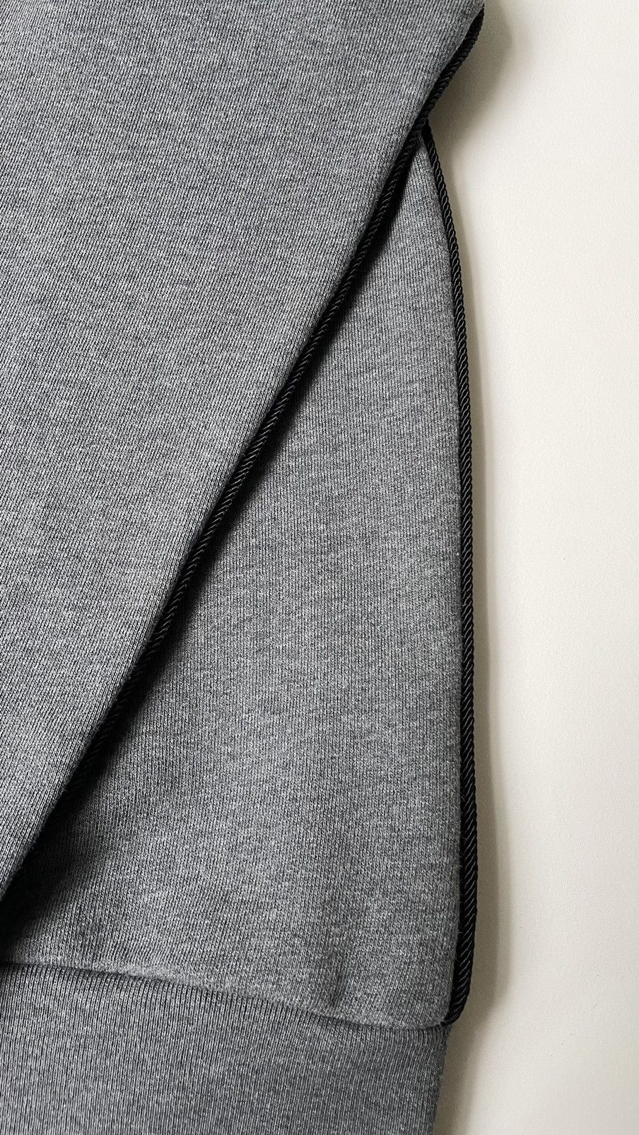 Dries Van Noten Grey Marl Cotton Sweatshirt Size US S / EU 44-46 / 1 - 7 Thumbnail