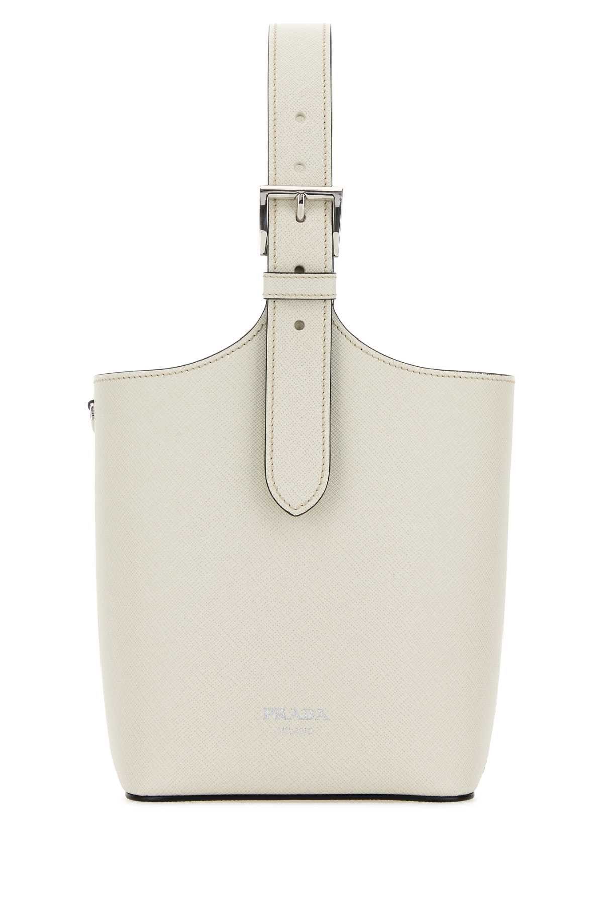 White Leather Shoulder Bag