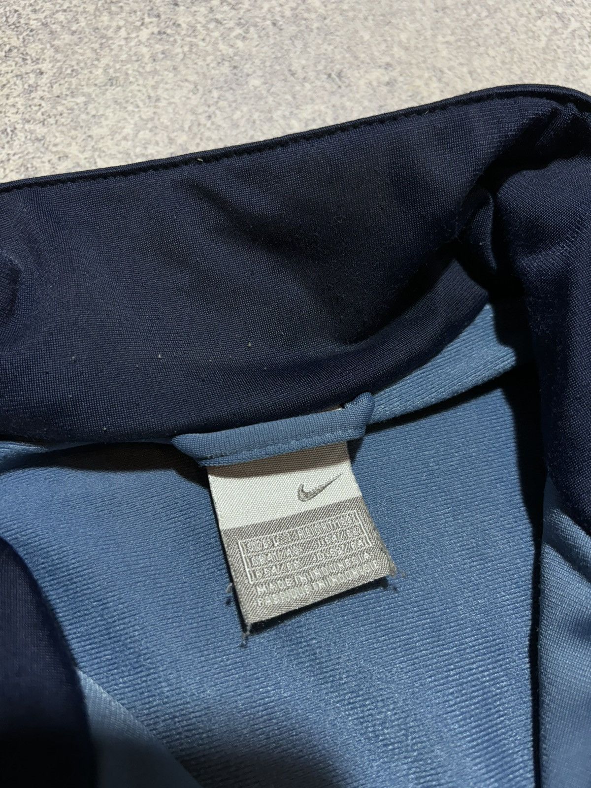 Nike × Vintage VINTAGE NIKE DRILL Y2K Full Zip Polyester Track Jacket Size US L / EU 52-54 / 3 - 6 Thumbnail