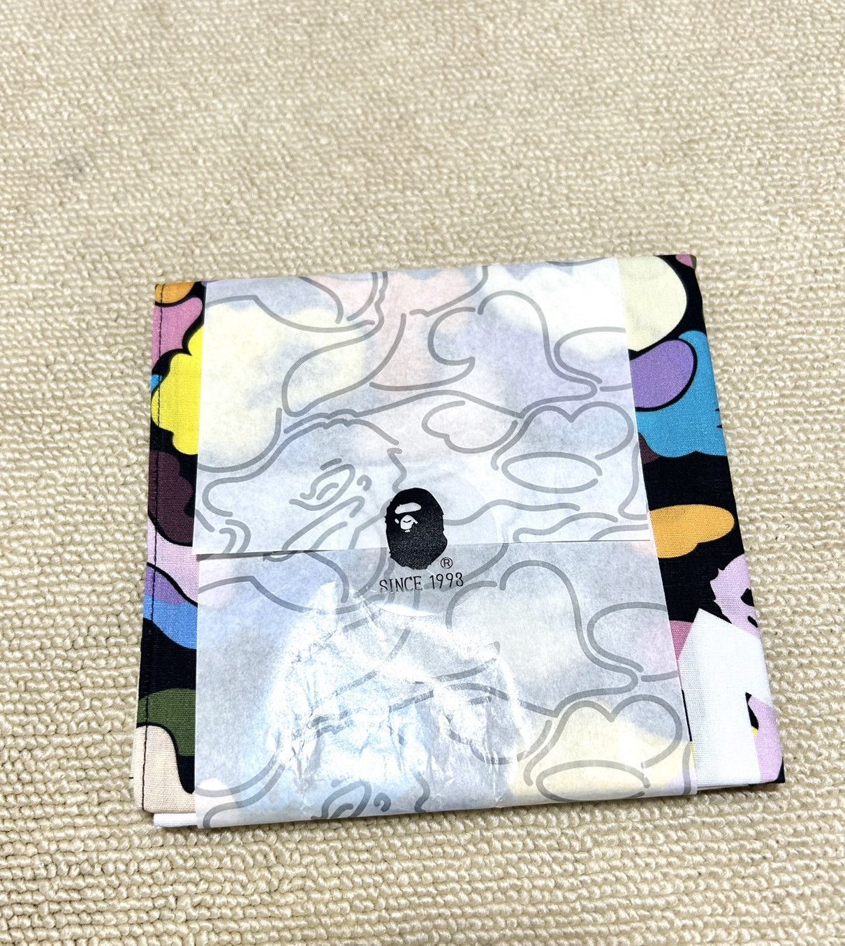 Bape NEW BAPE MULTI CAMO NYC LOGO BANDANA Size ONE SIZE - 7 Thumbnail