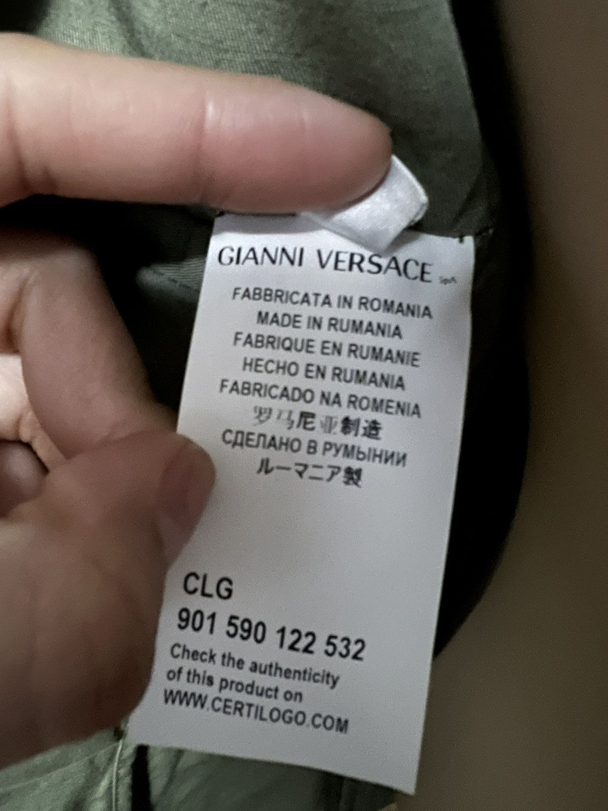 Versace Versace Collection Green Blazer Jacket Size 46R - 6 Thumbnail