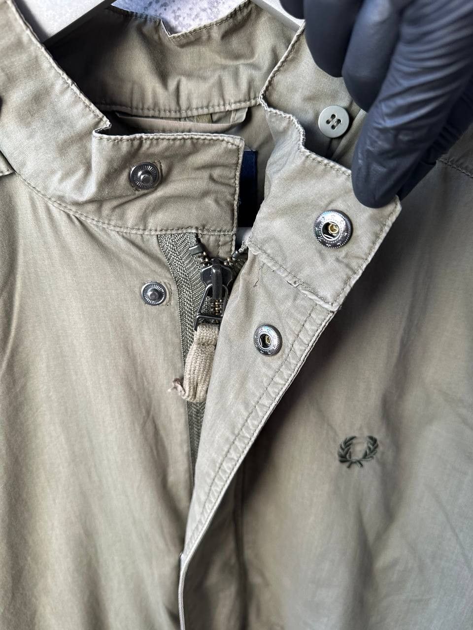 Fred Perry Fred Perry Vintage 90s Long Coat Jacket Lightweight Khaki Size US S / EU 44-46 / 1 - 14 Thumbnail