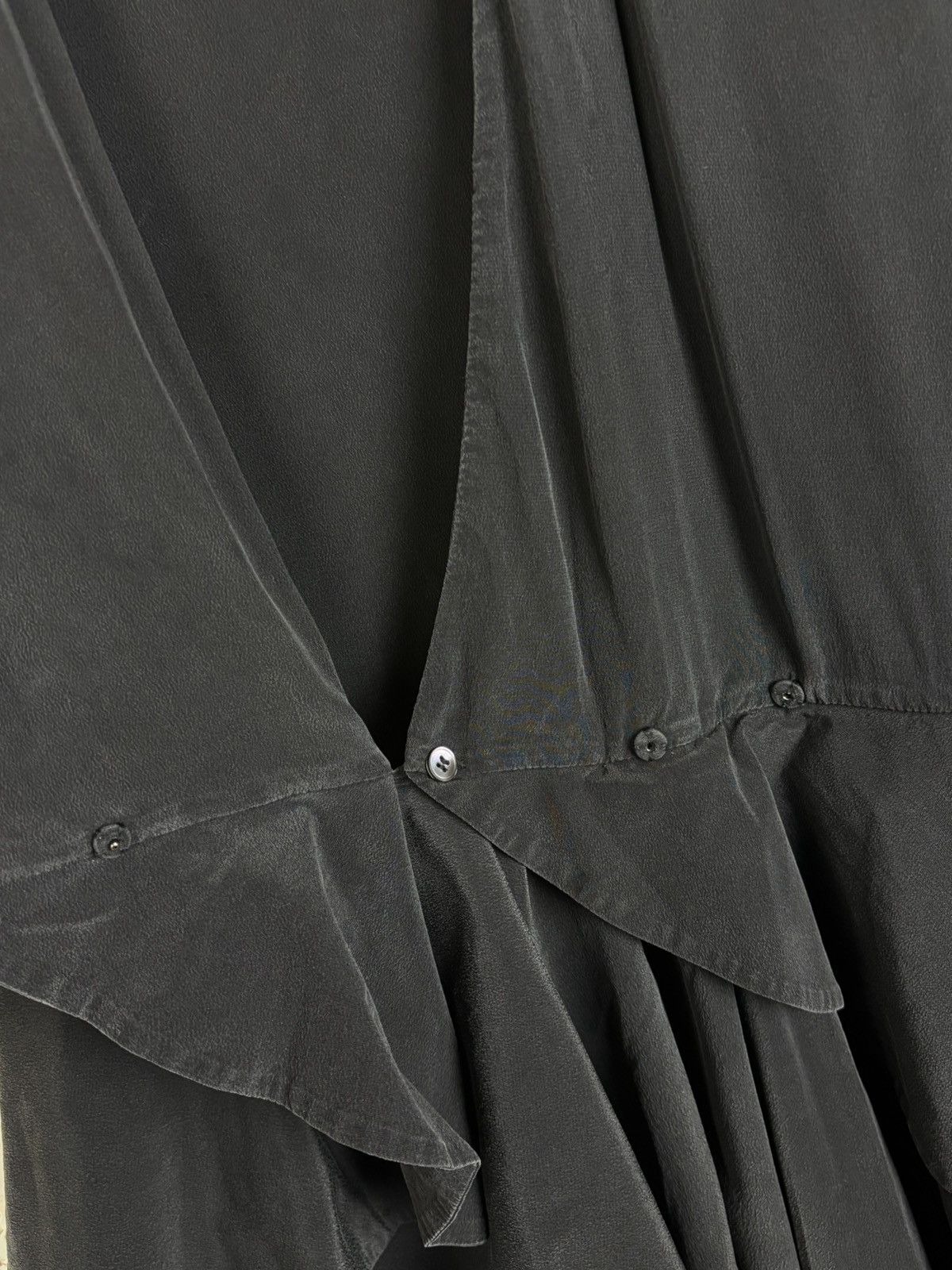 Miu Miu Vintage Miu Miu Silk Pleated Dress SS11 Black Size 40 Size S / US 4 / IT 40 - 4 Thumbnail