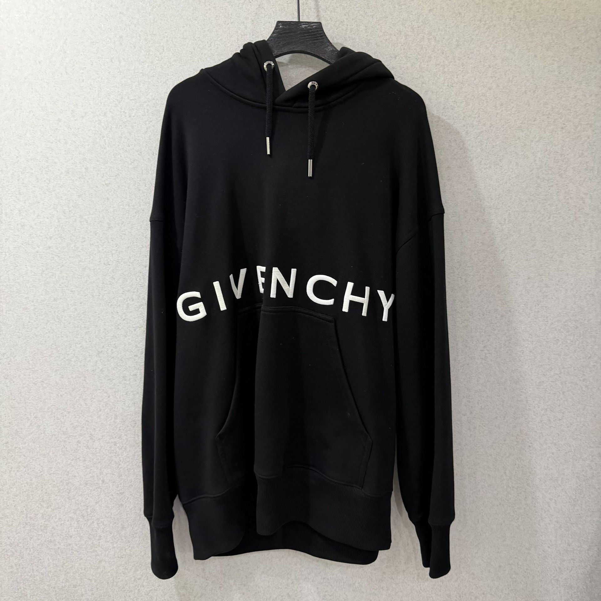 Givenchy Givenchy Retro Embroidered Black Hoodie XS Women Size XS / US 0-2 / IT 36-38 - 1 Thumbnail