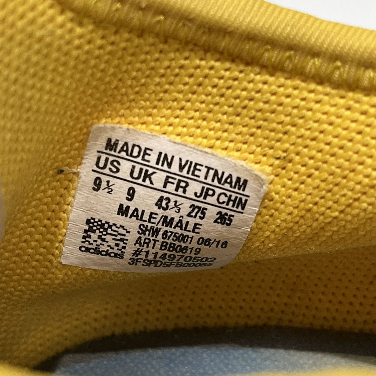 Adidas × Humanrace × Pharrell Adidas NMD HU Pharrell Human Race Yellow Size US 9.5 / EU 42-43 - 13 Thumbnail